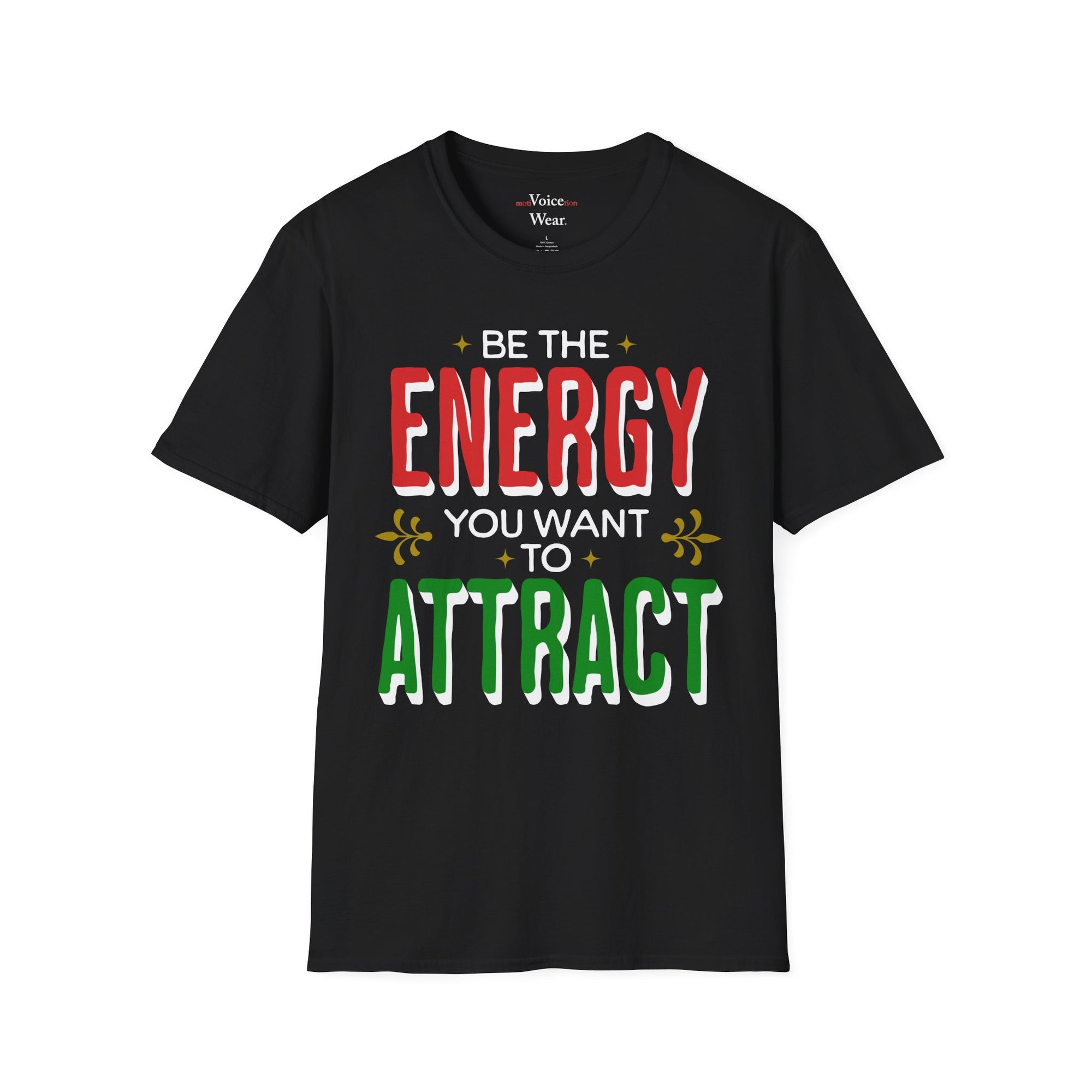 "Be The Energy" - Red - "moti-Voice-tion Wear" T-Shirt