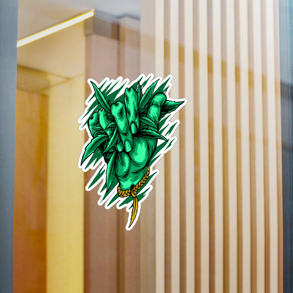 Cannabis Hand Vinyl Decal