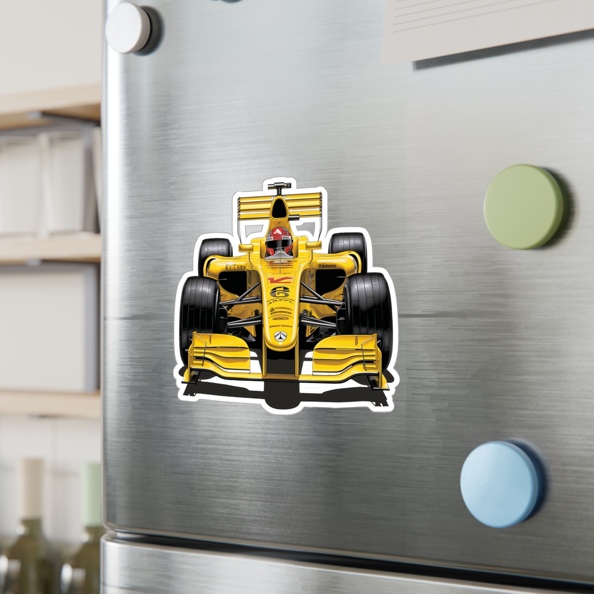 F1 Car #9 Vinyl Decal