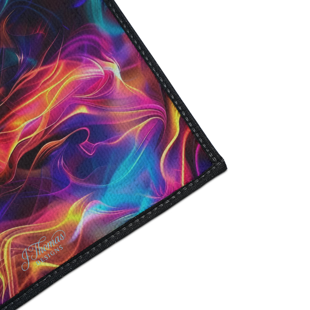 Heavy Duty Floor Mat – Luminous Flames #1