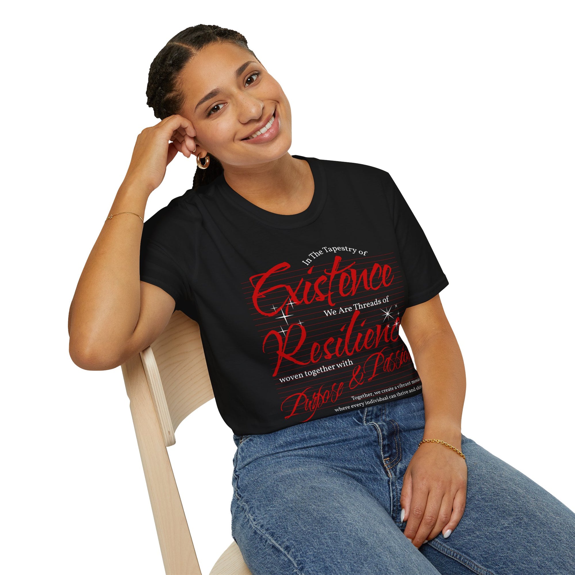 "In The Tapestry Of..." - "moti-Voice-tion Wear" T-Shirt