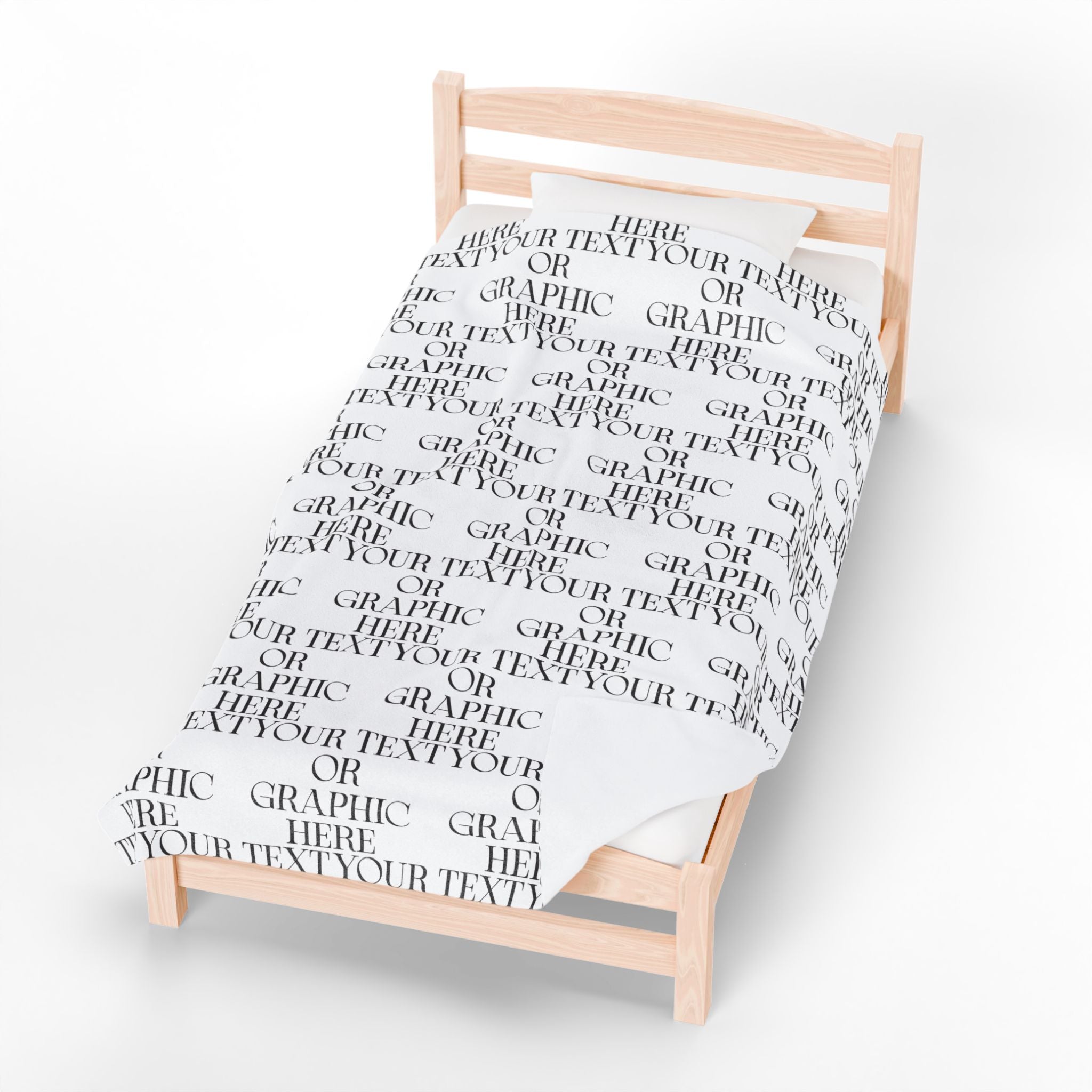 Custom Personalized "All-Over Print" Blanket