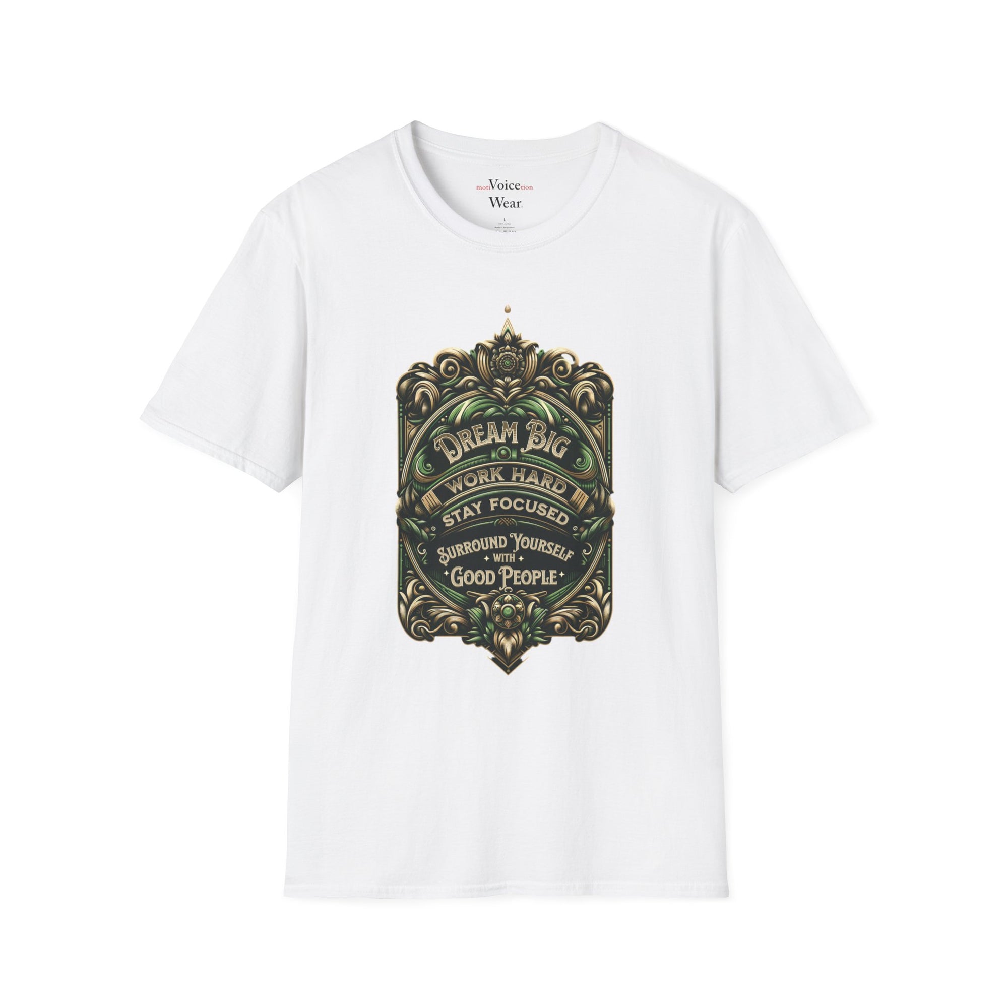"Dream Big" - "moti-Voice-tion Wear" T-Shirt