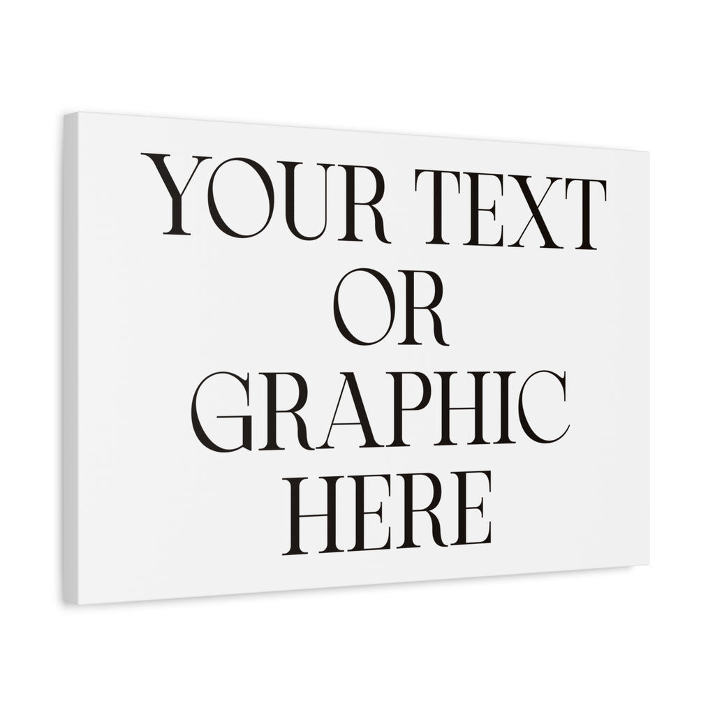 Custom Personalized Matte Canvas Print