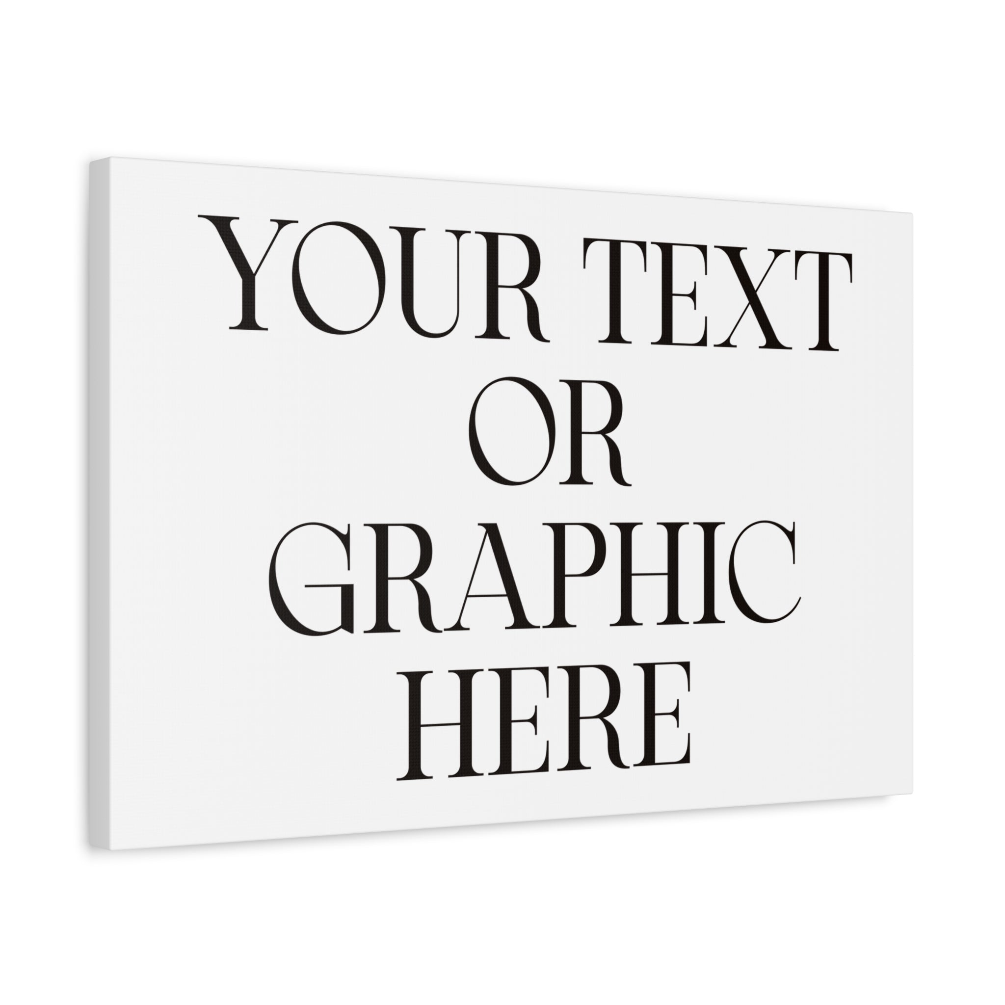 Custom Personalized Matte Canvas Print