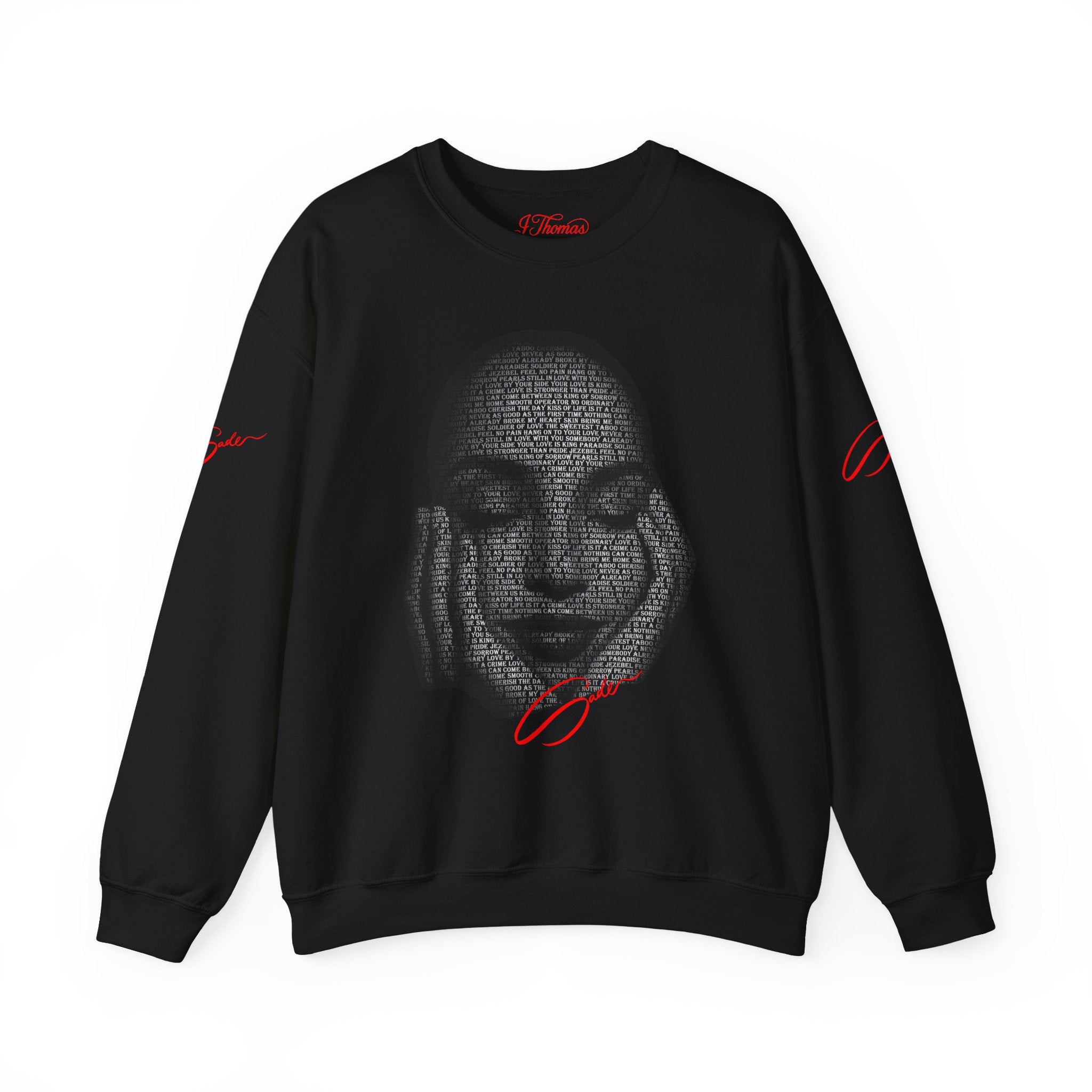 Sade's Greatest Hits Sweatshirt — Red Text