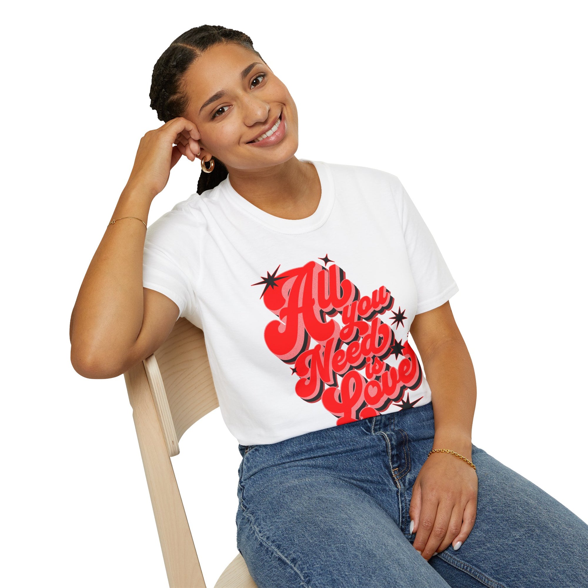"All You Need Is Love" - "moti-Voice-tion Wear" T-Shirt