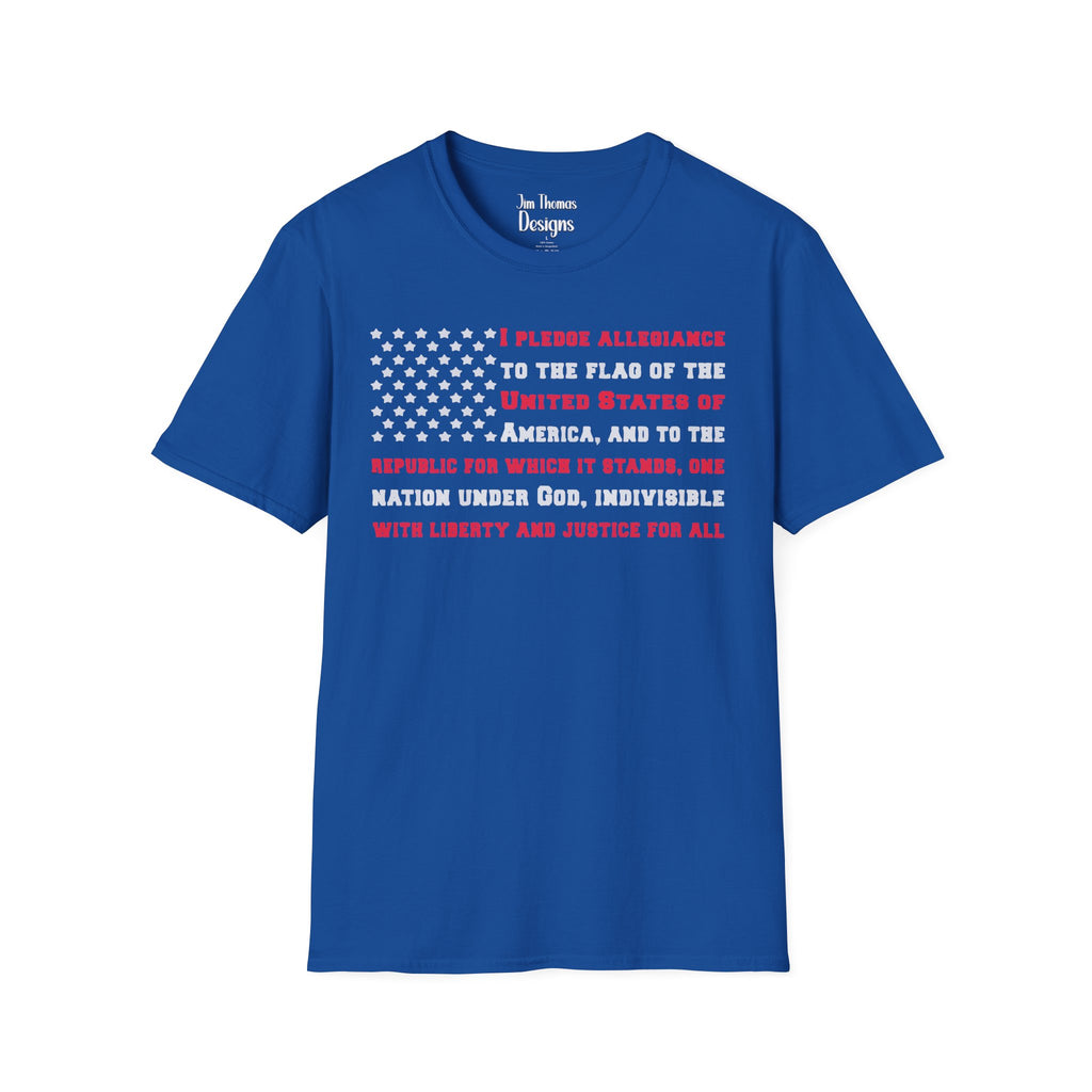 American Flag - Blue Shirt