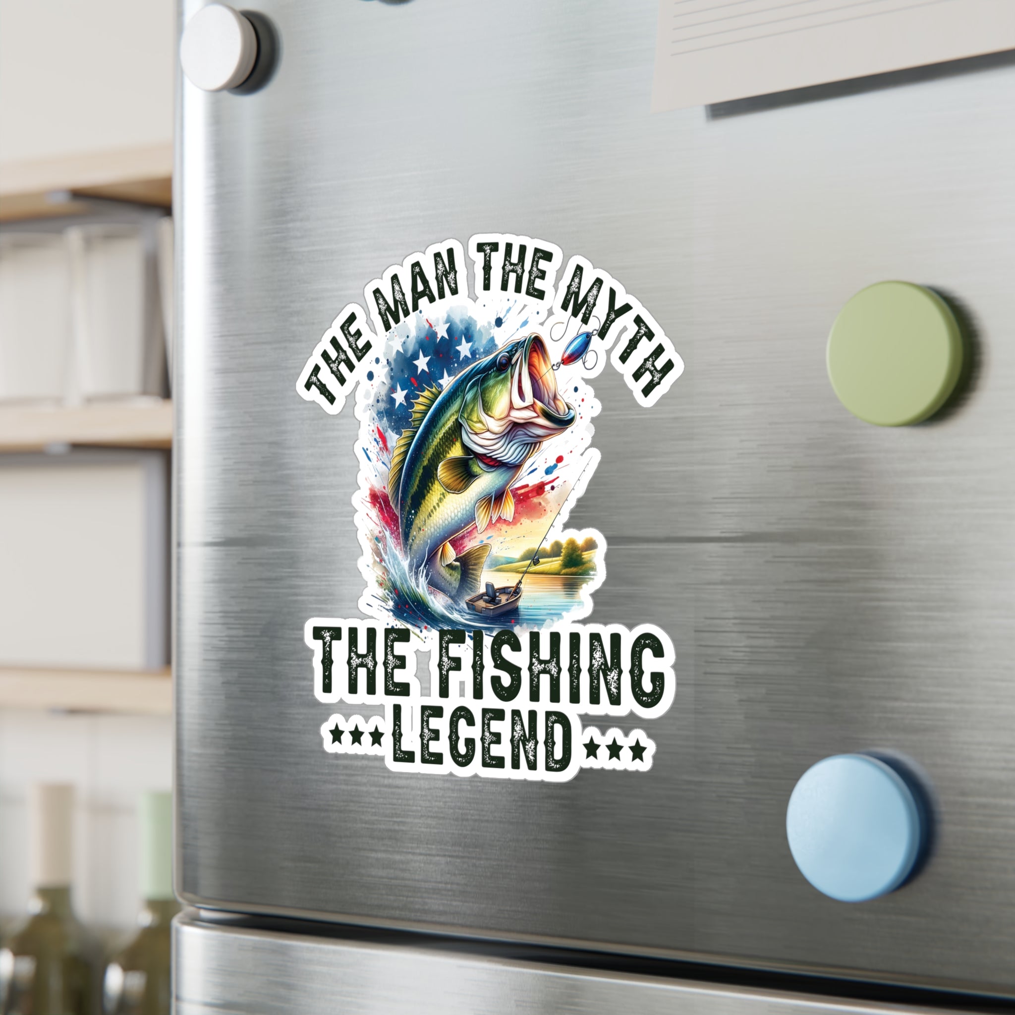 The Fishing Legend Vinyl Decal