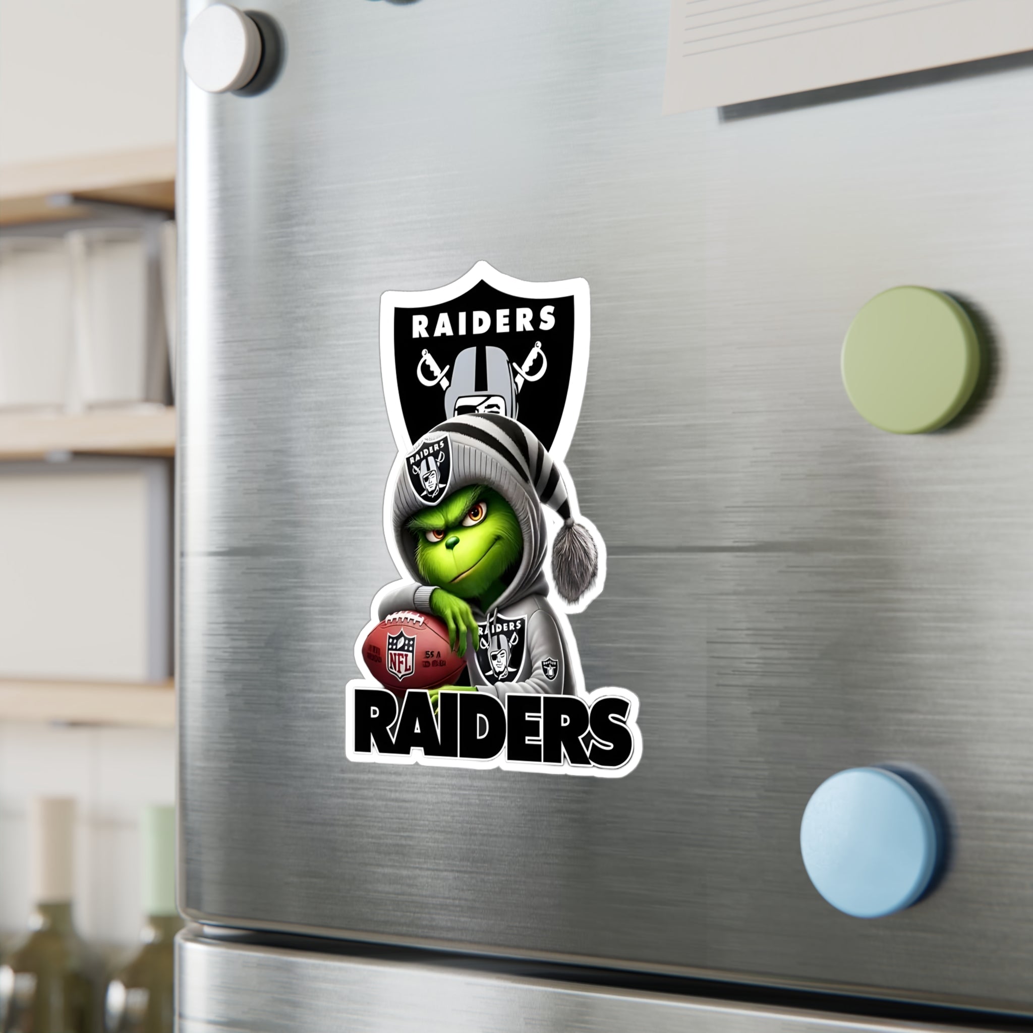 The Grinch - Raiders Vinyl Decal
