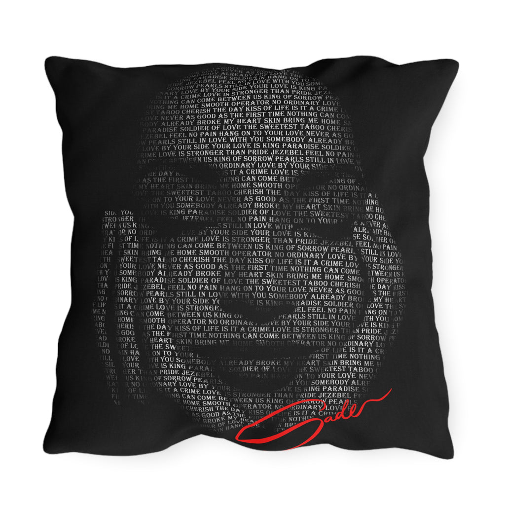"Sade's Greatest Hits" Outdoor Accent Pillow