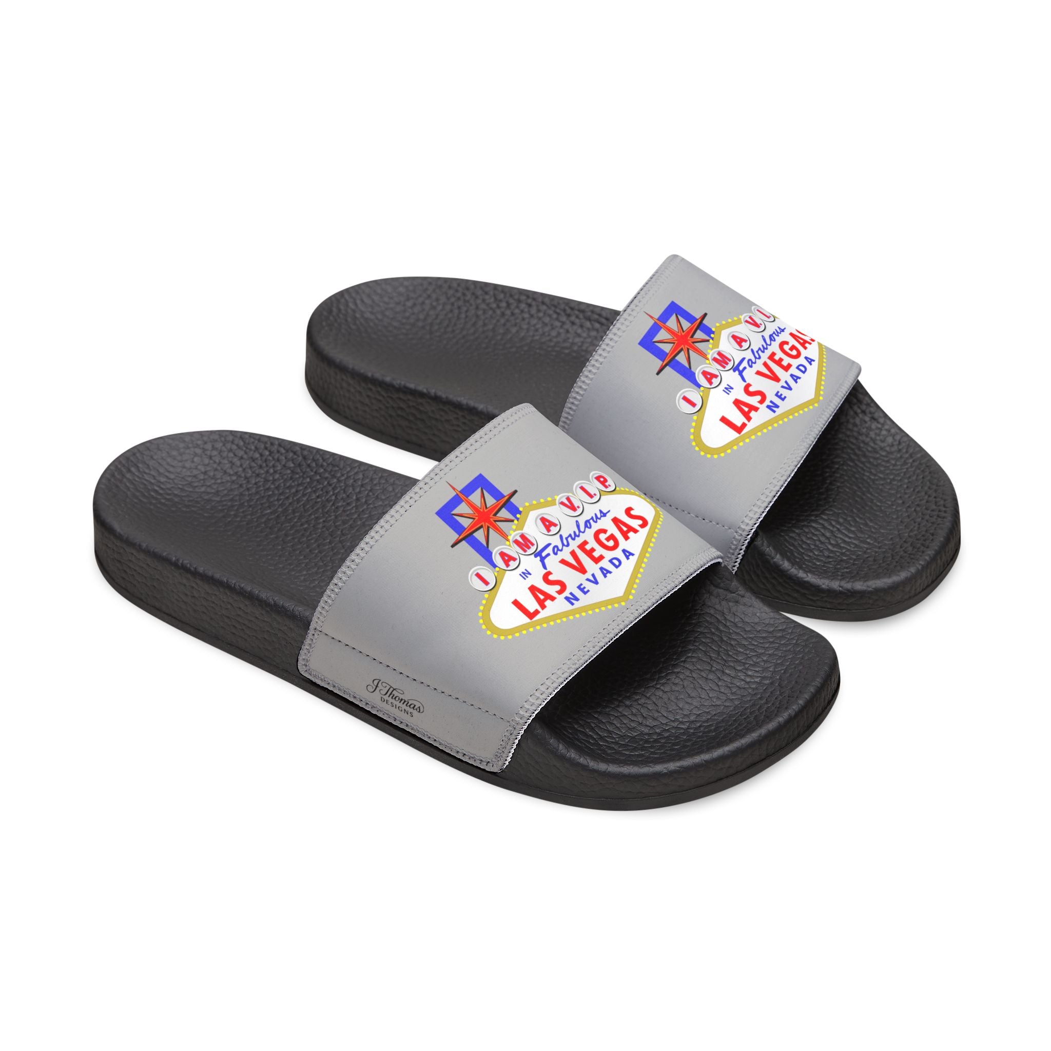 "All-Over Print" "V.I.P." Men's Removable-Strap Sandals