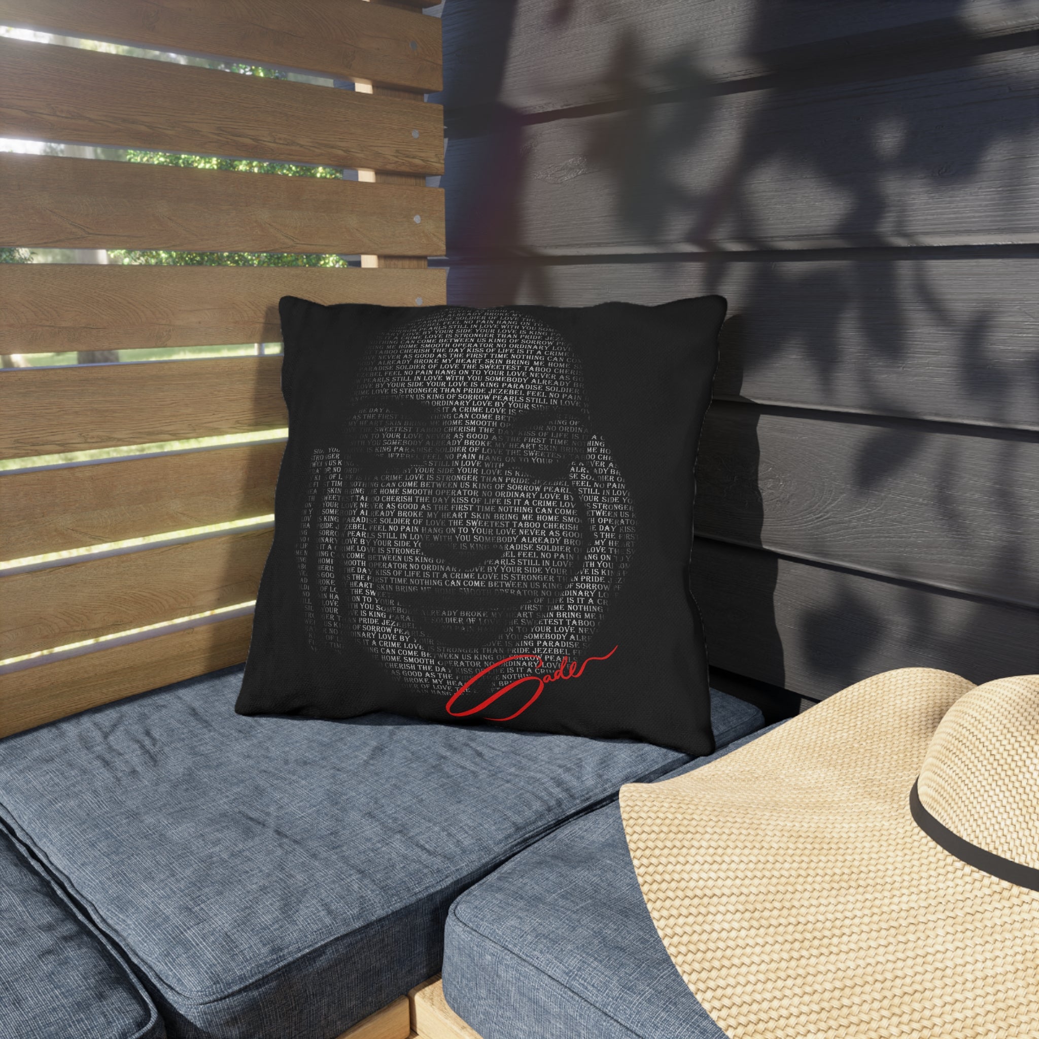 "Sade's Greatest Hits" Outdoor Accent Pillow