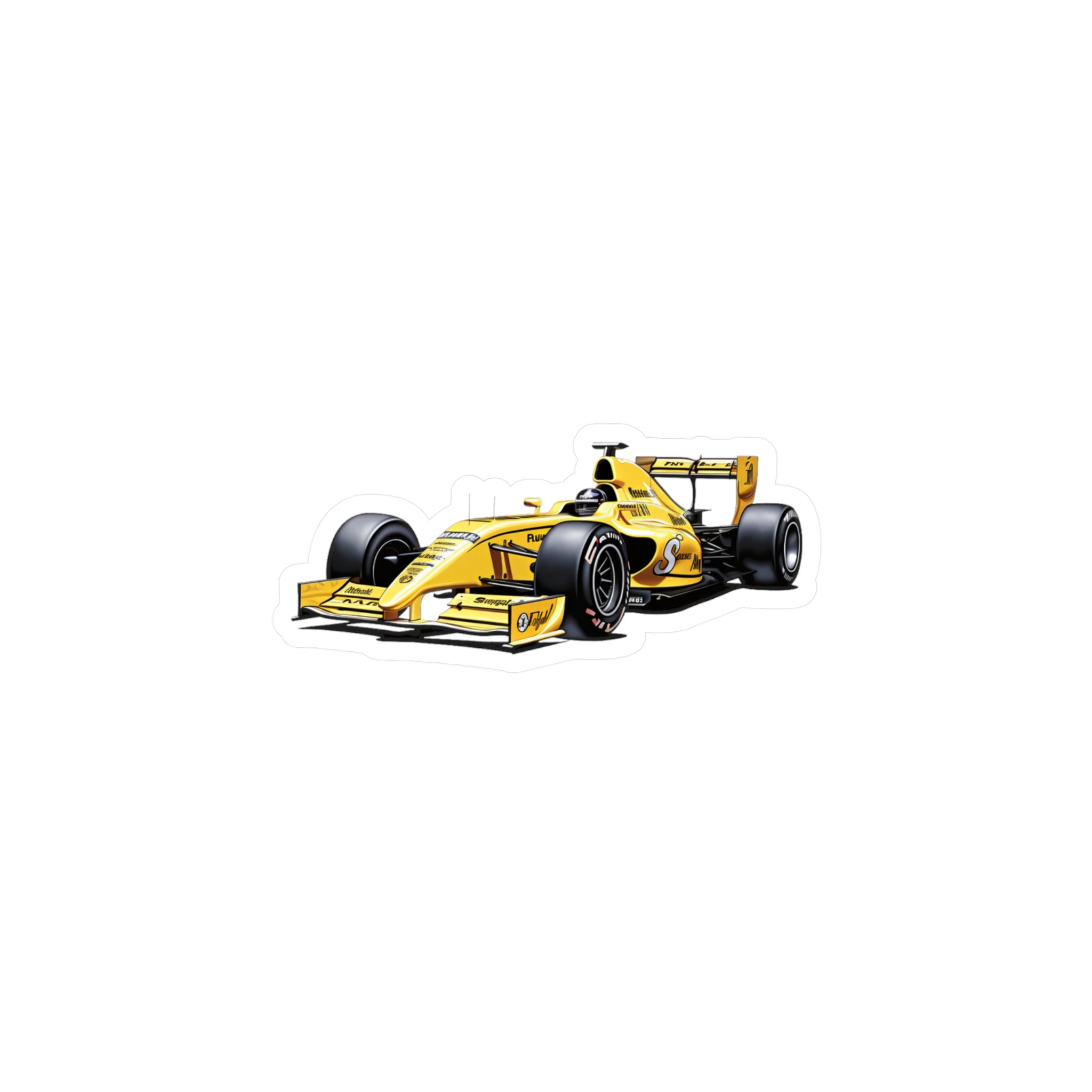 F1 Car #8 Vinyl Decal