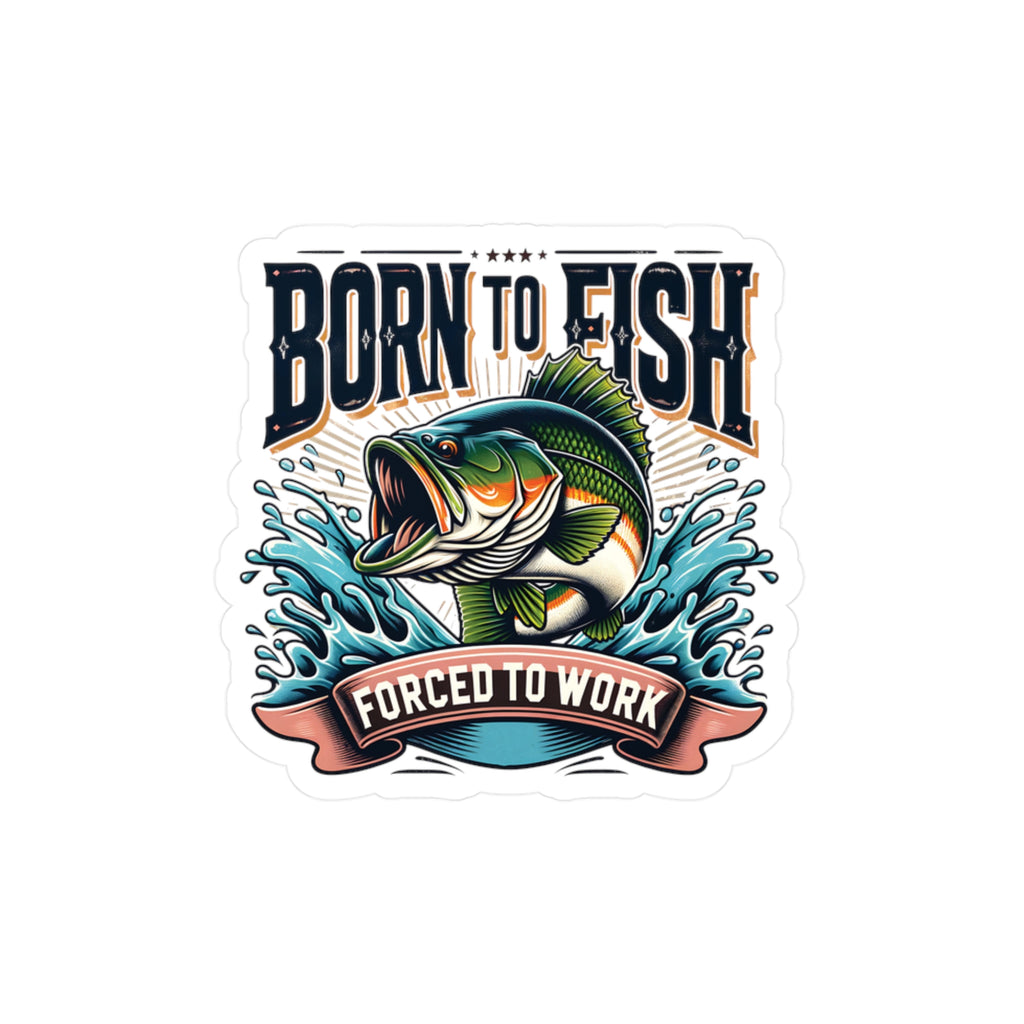 Born To Fish Vinyl Decal