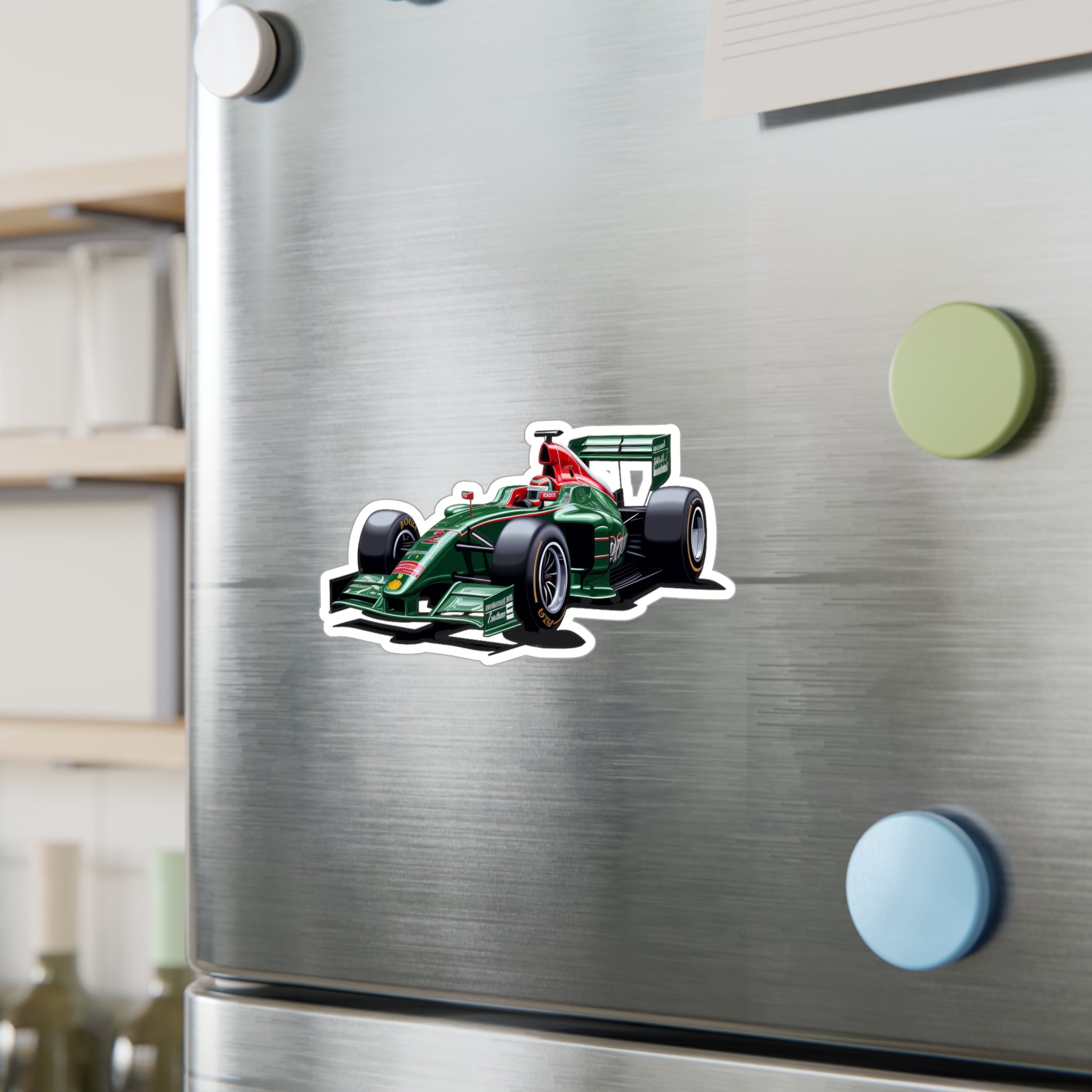F1 Car #4 Vinyl Decal