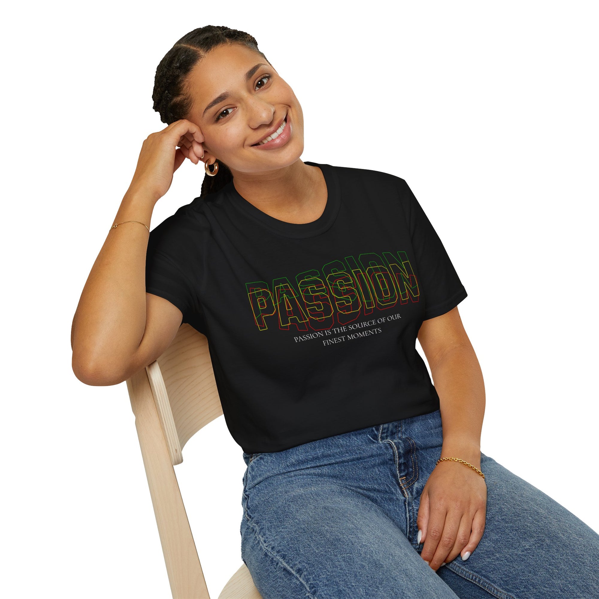 "Passion" - "moti-Voice-tion Wear" T-Shirt