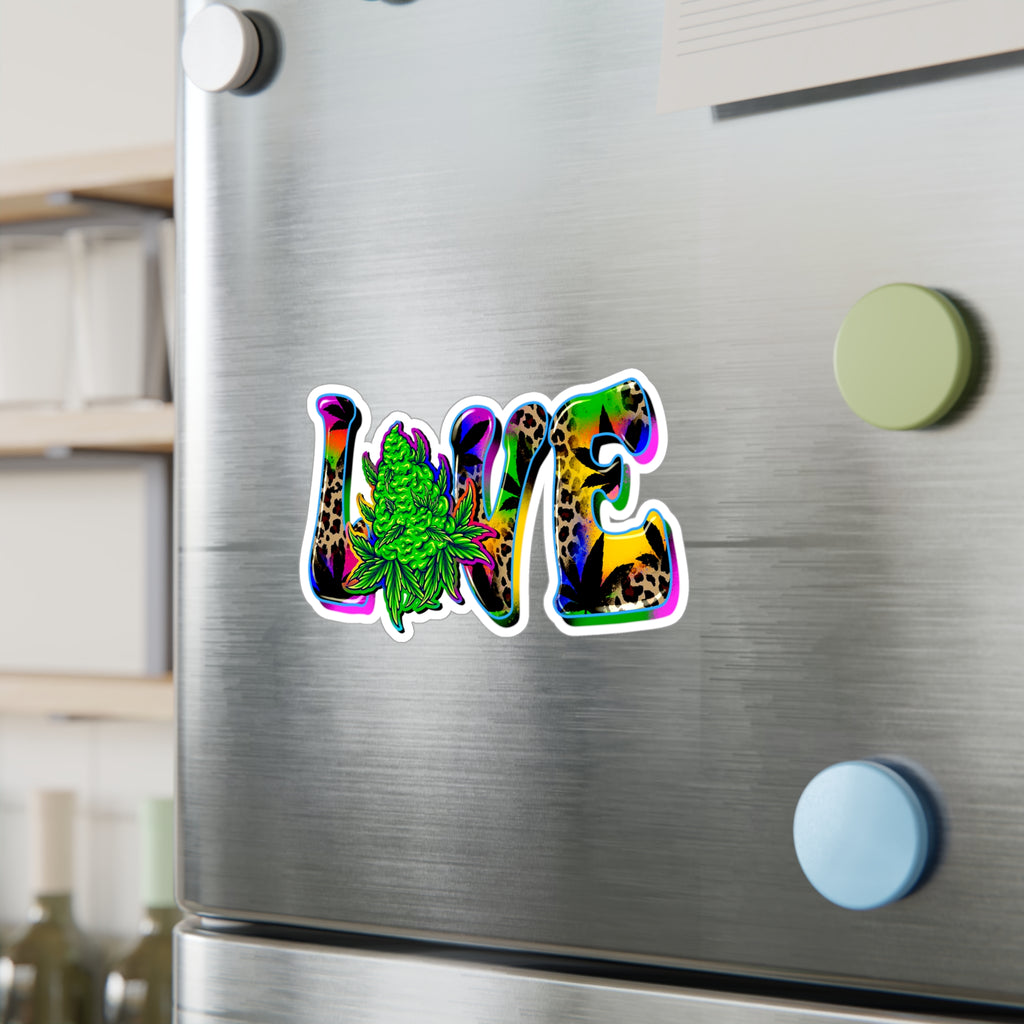 Cannabis Love Vinyl Decal