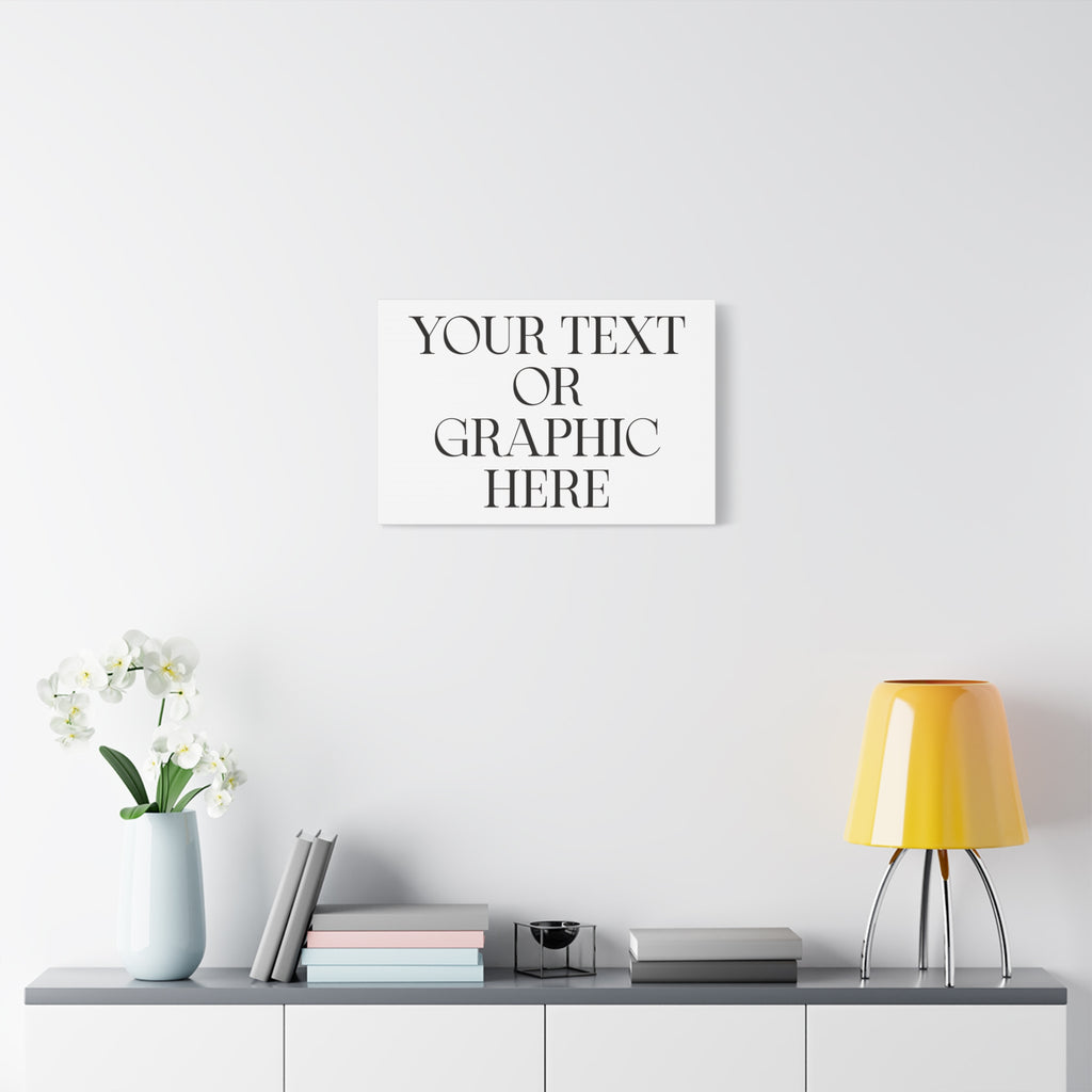Custom Personalized Matte Canvas Print