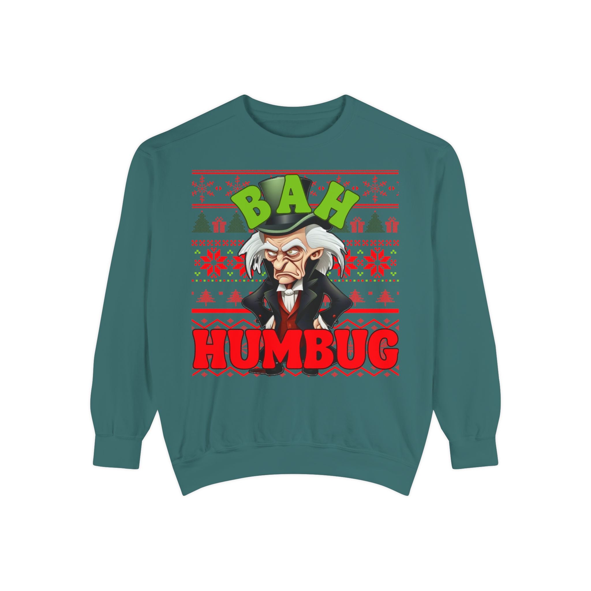 Bah Humbug Unisex Garment-Dyed Sweatshirt