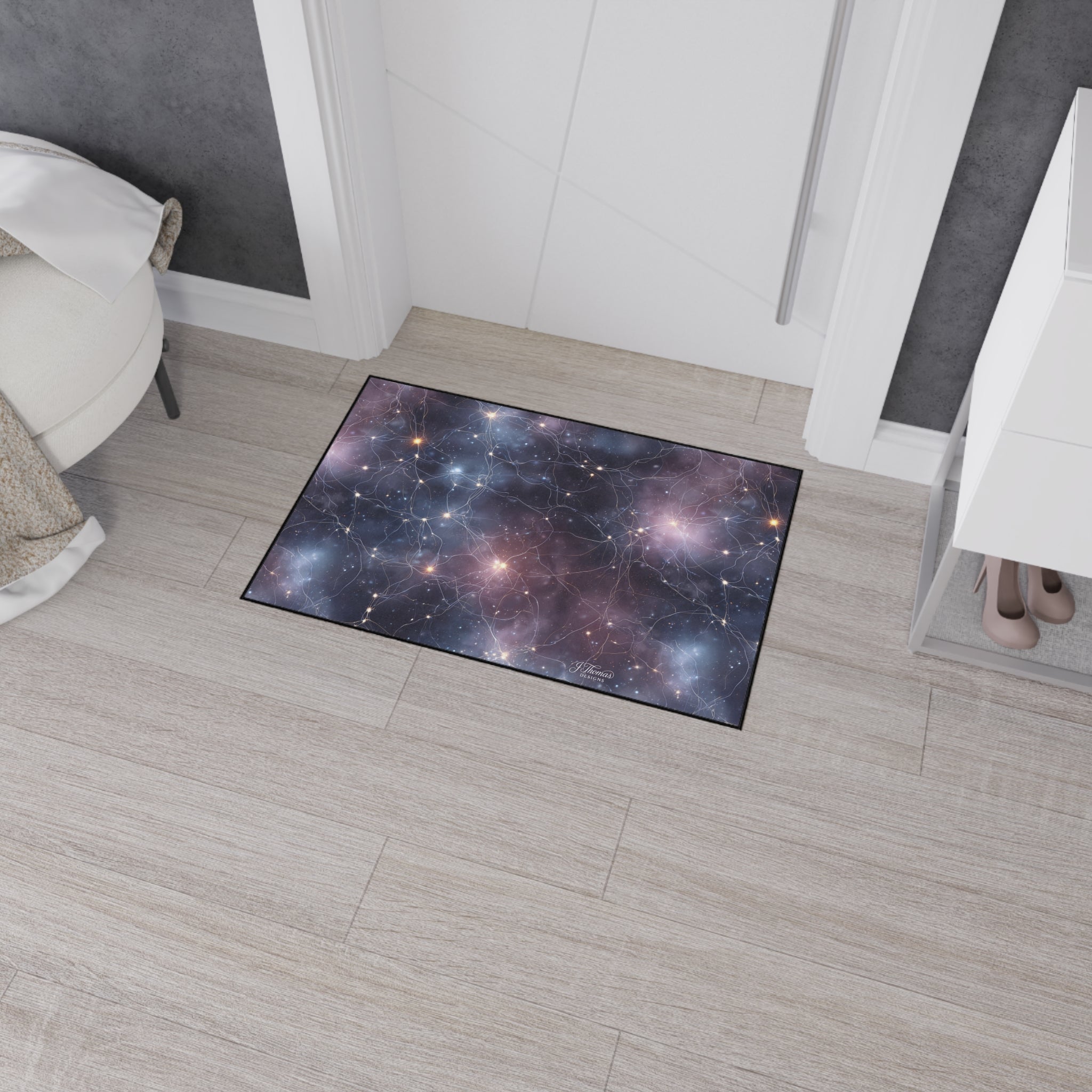 Heavy Duty Floor Mat – Marble Star Pattern