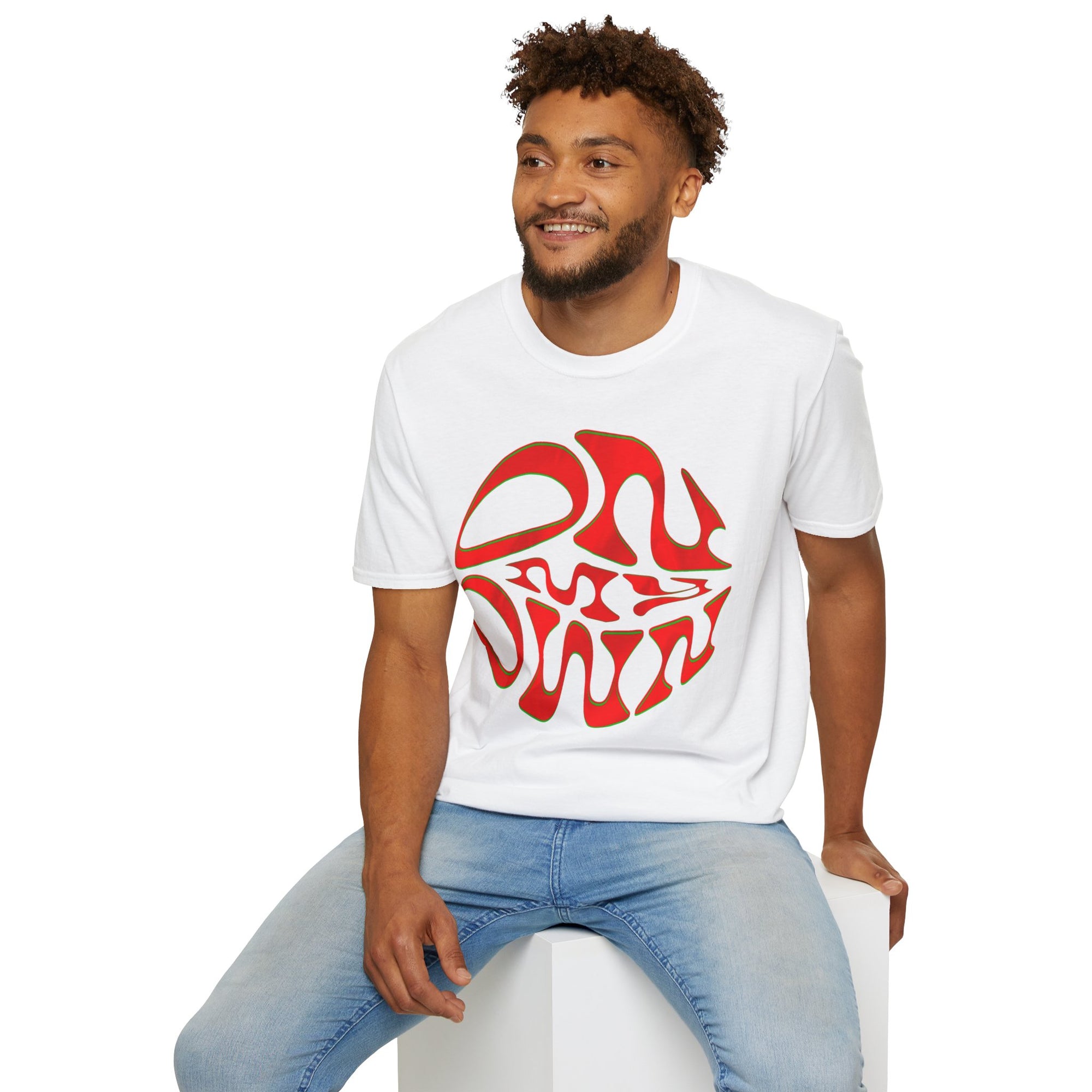 "On My Own - Red" - "moti-Voice-tion Wear" T-Shirt