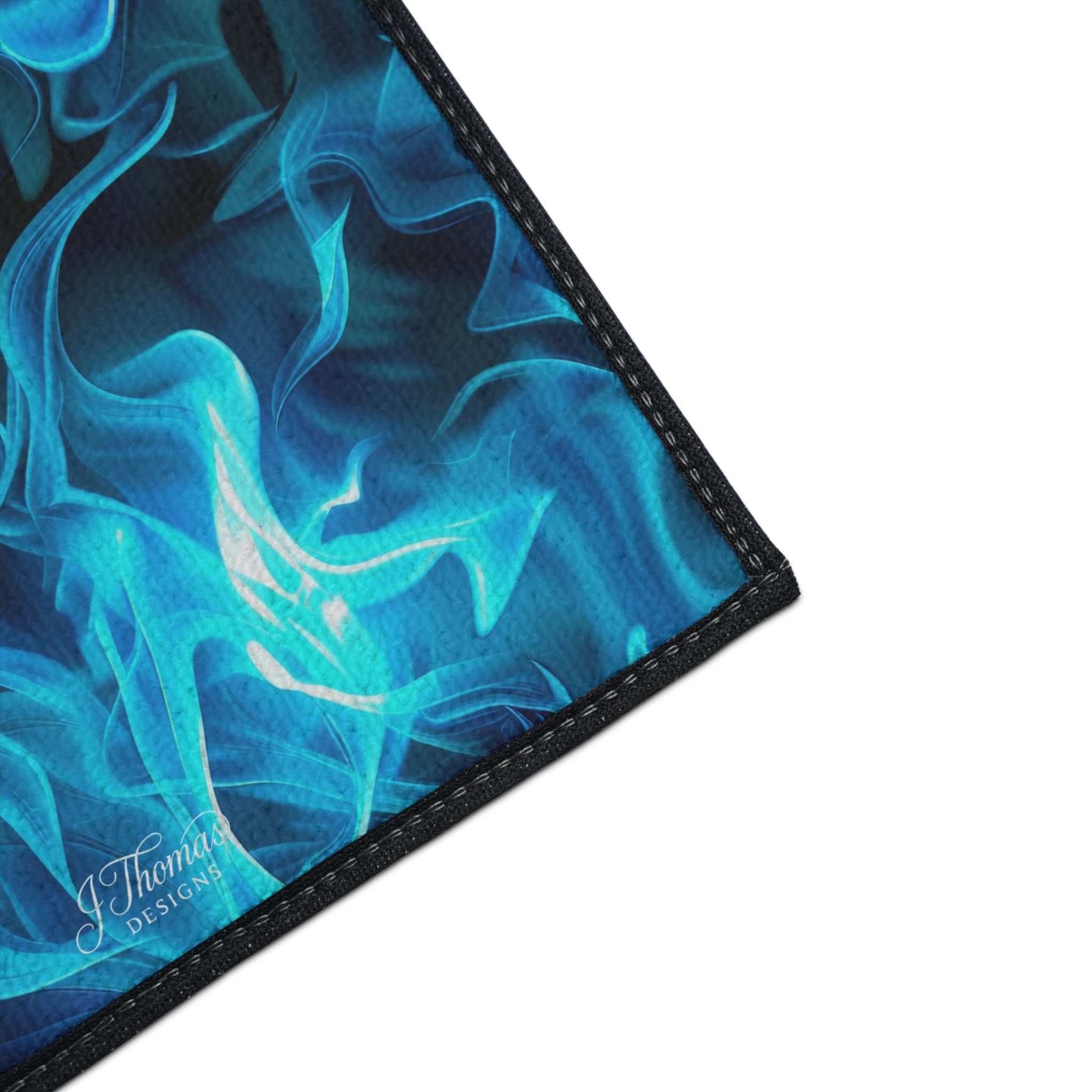 Heavy Duty Floor Mat – Blue Flames