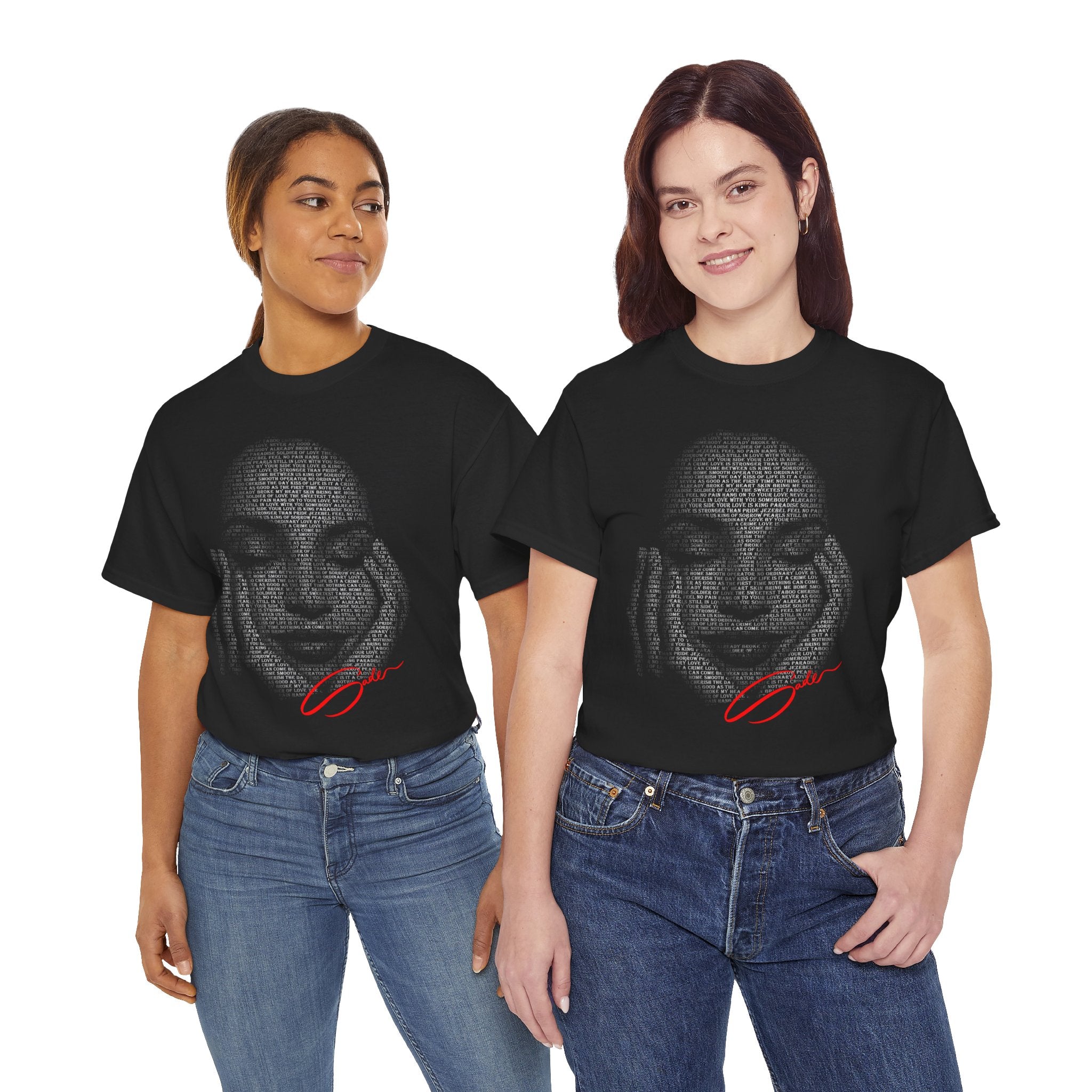 "Sade's Greatest Hits" T-Shirt - Red Text