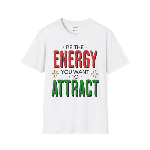 "Be The Energy" - Red - "moti-Voice-tion Wear" T-Shirt