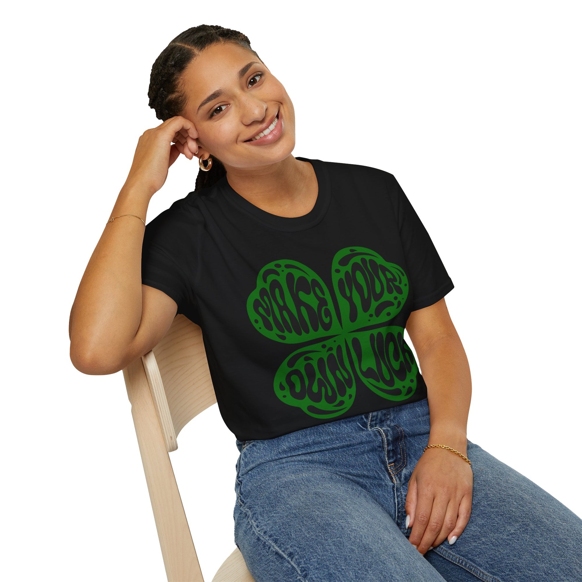 "Make Your Own Luck - Black" - "moti-Voice-tion Wear" T-Shirt