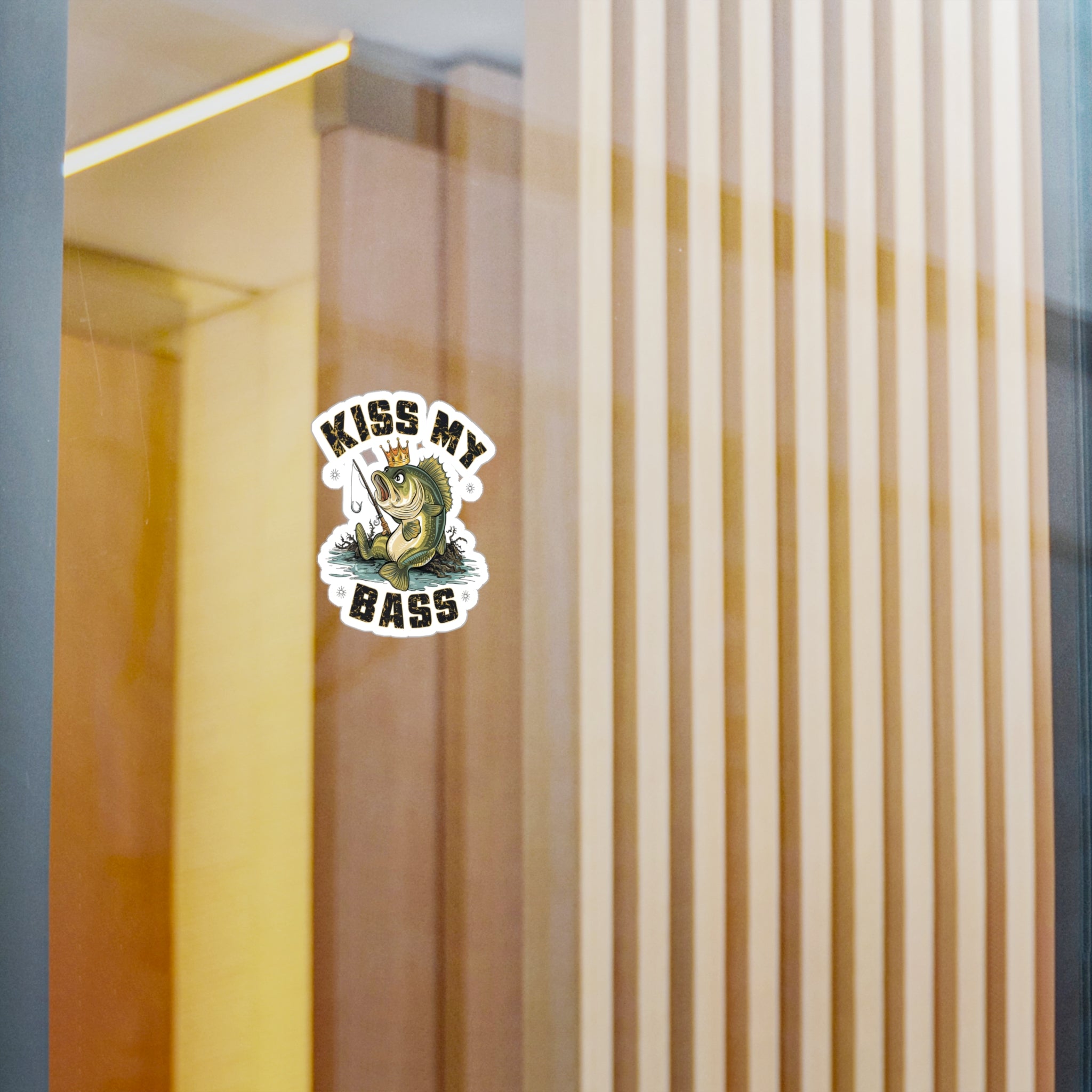 Kiss My Bass Vinyl Decal