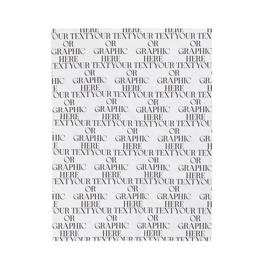 Custom Personalized "All-Over Print" Blanket