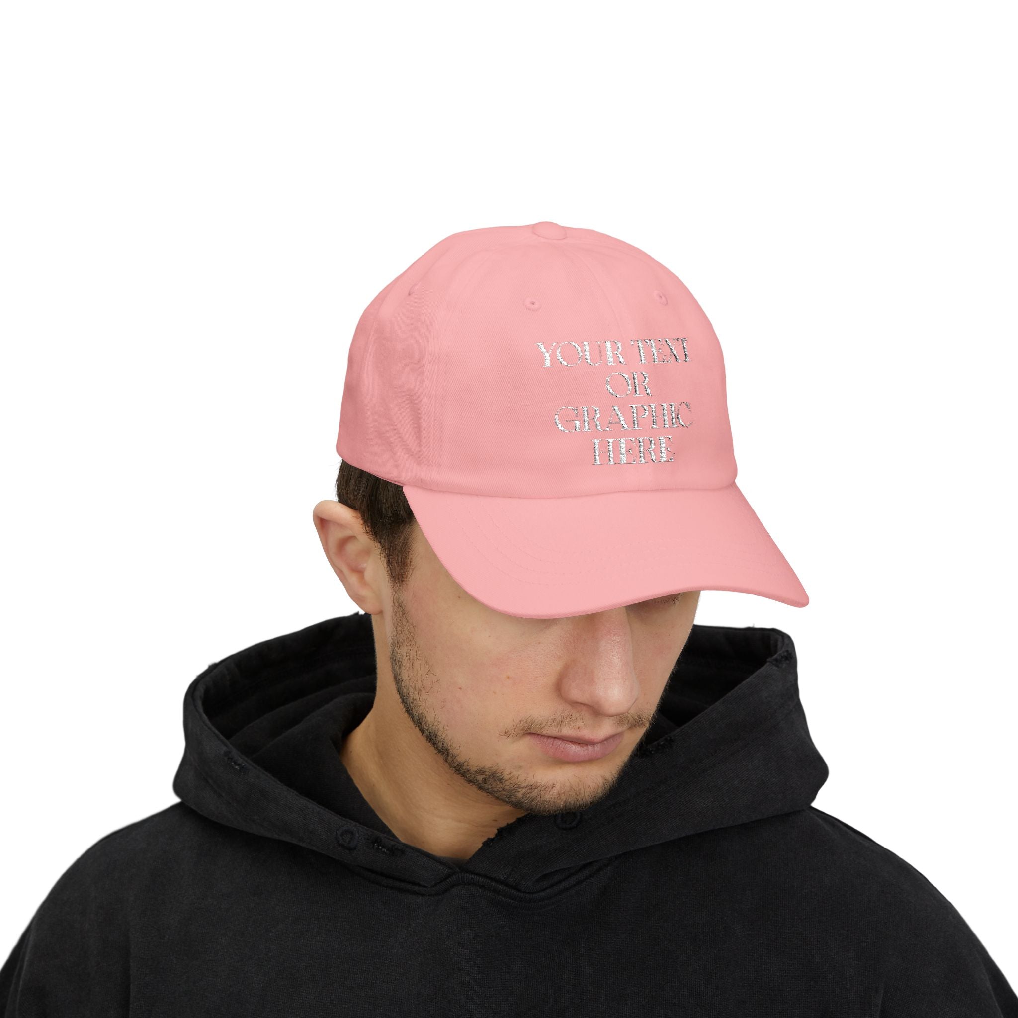 Customizable Embroidered Dad Hat - (Your Text or Graphic Here)