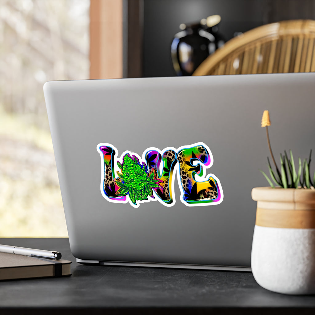 Cannabis Love Vinyl Decal
