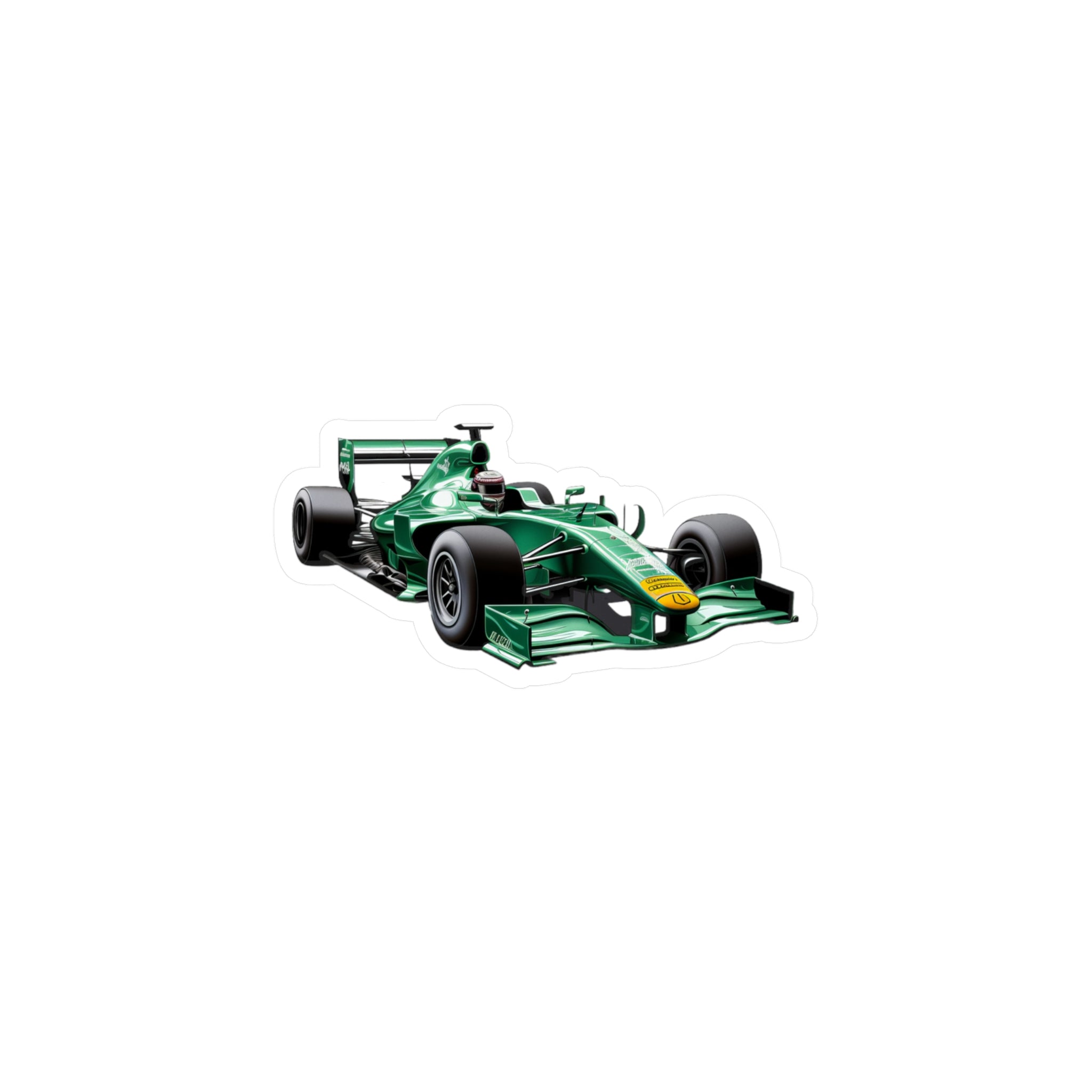 F1 Car #2 Vinyl Decal