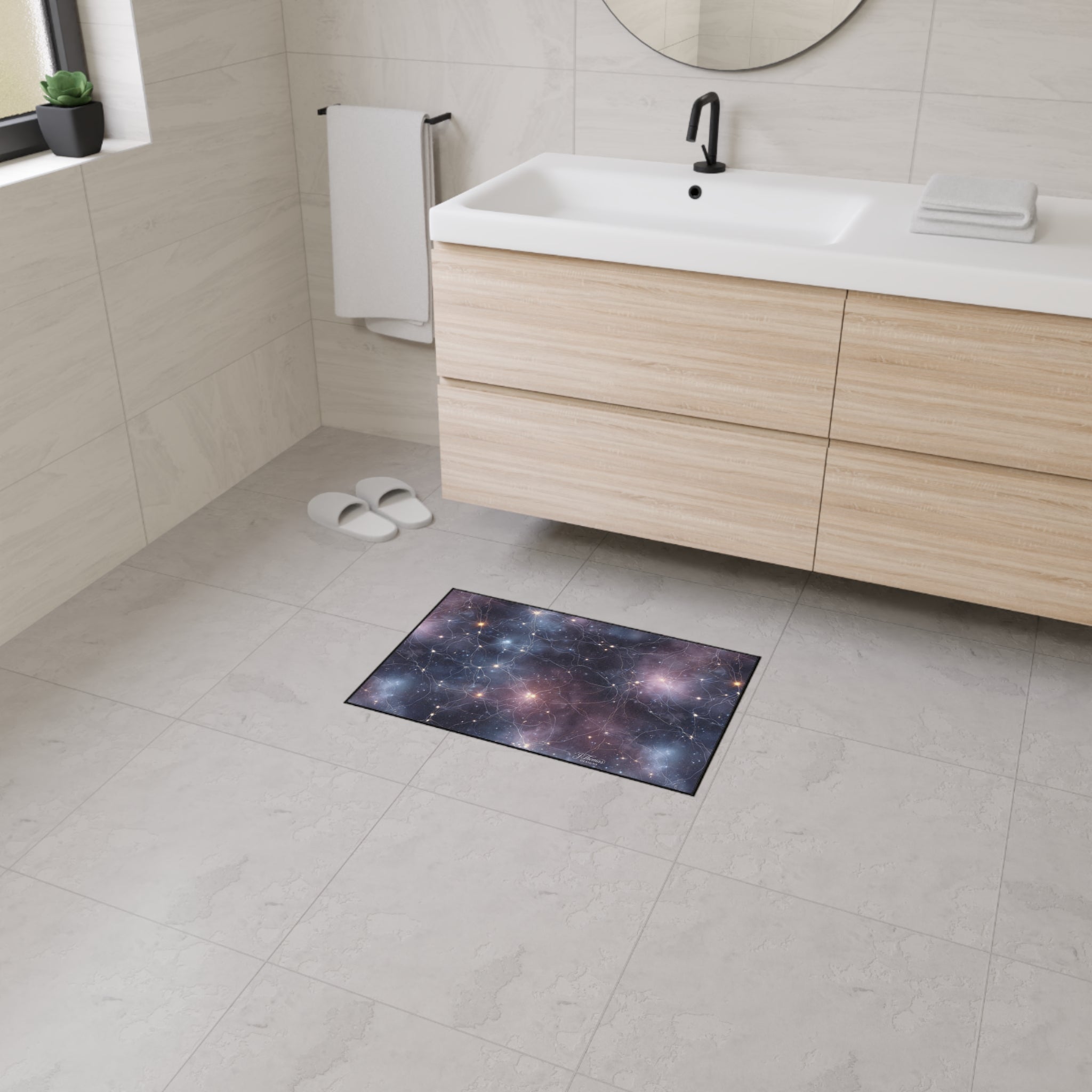 Heavy Duty Floor Mat – Marble Star Pattern