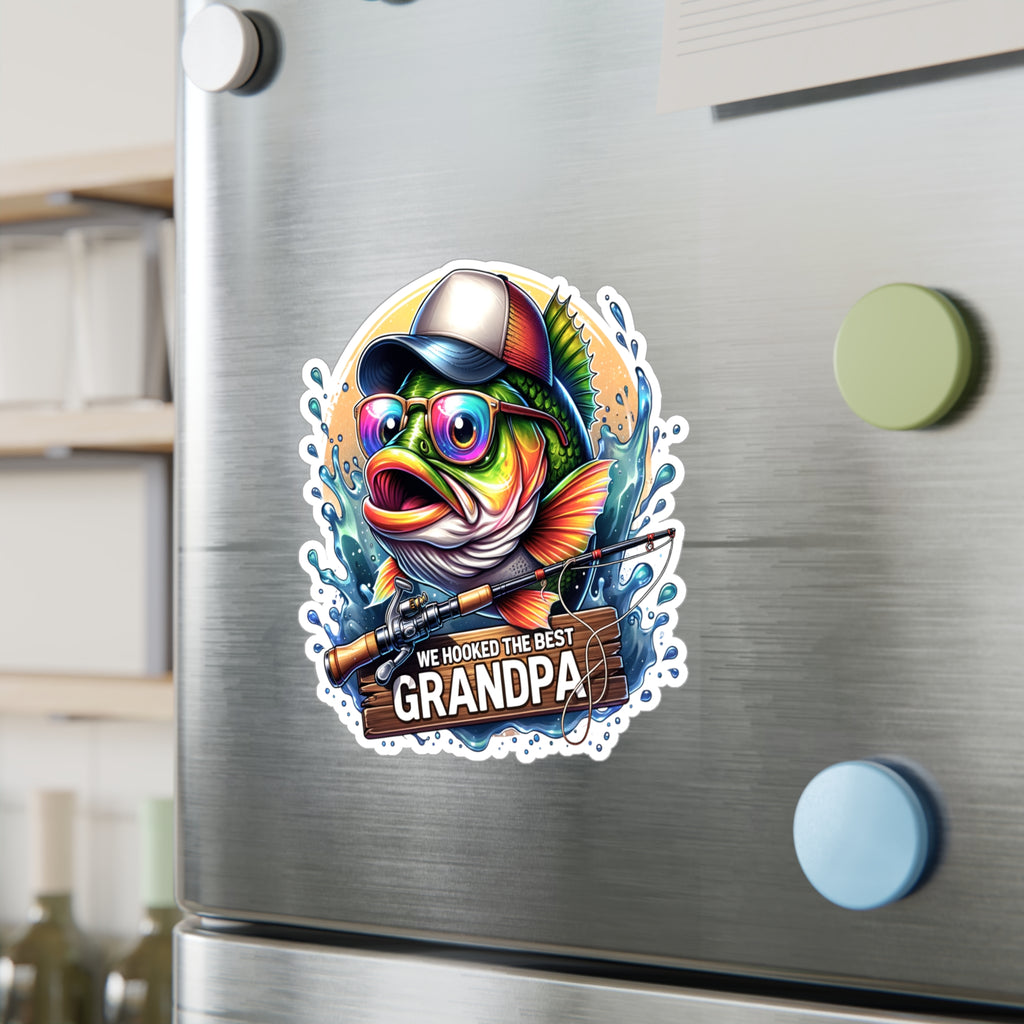 We Hooked The Best Grandpa Vinyl Decal