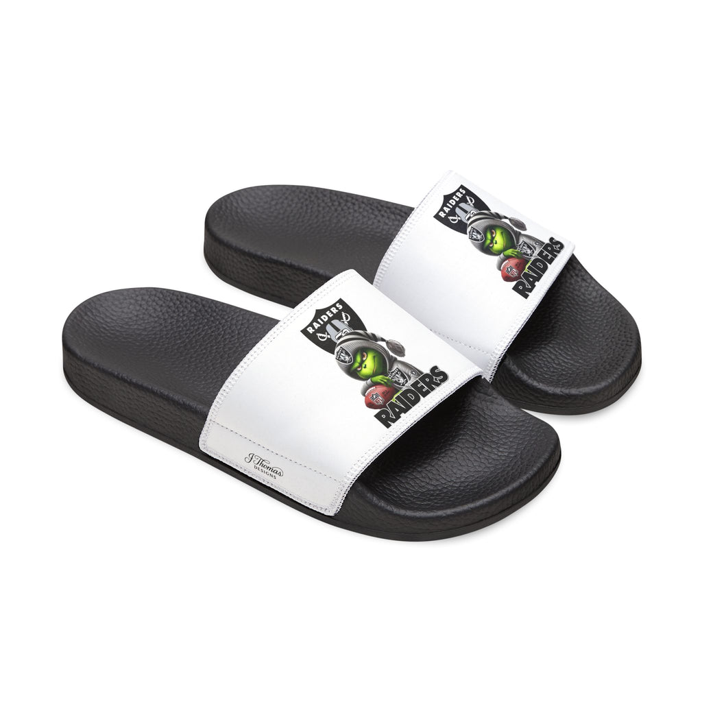 "All-Over Print" - Grinch Raiders Men's Removable-Strap Sandals