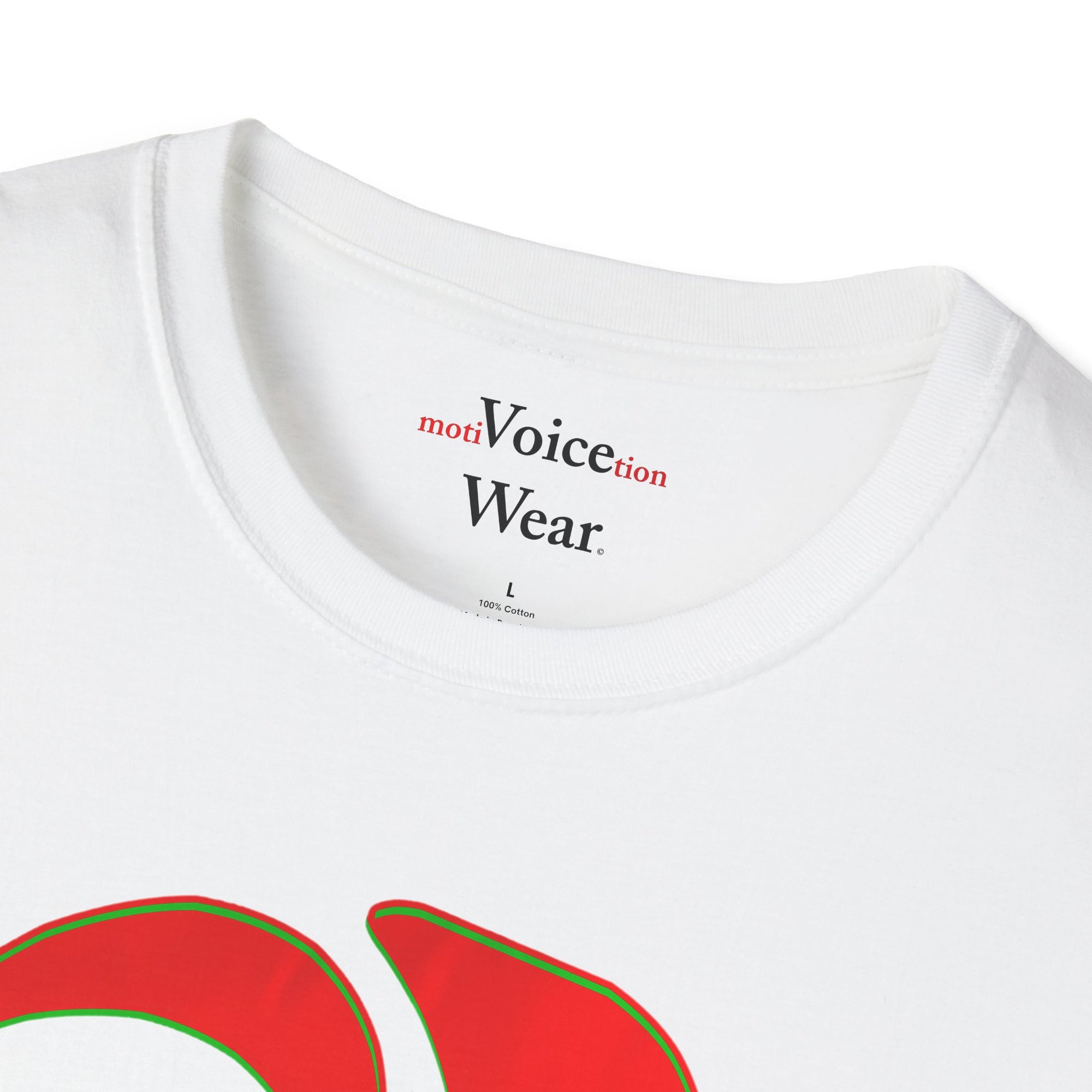 "On My Own - Red" - "moti-Voice-tion Wear" T-Shirt
