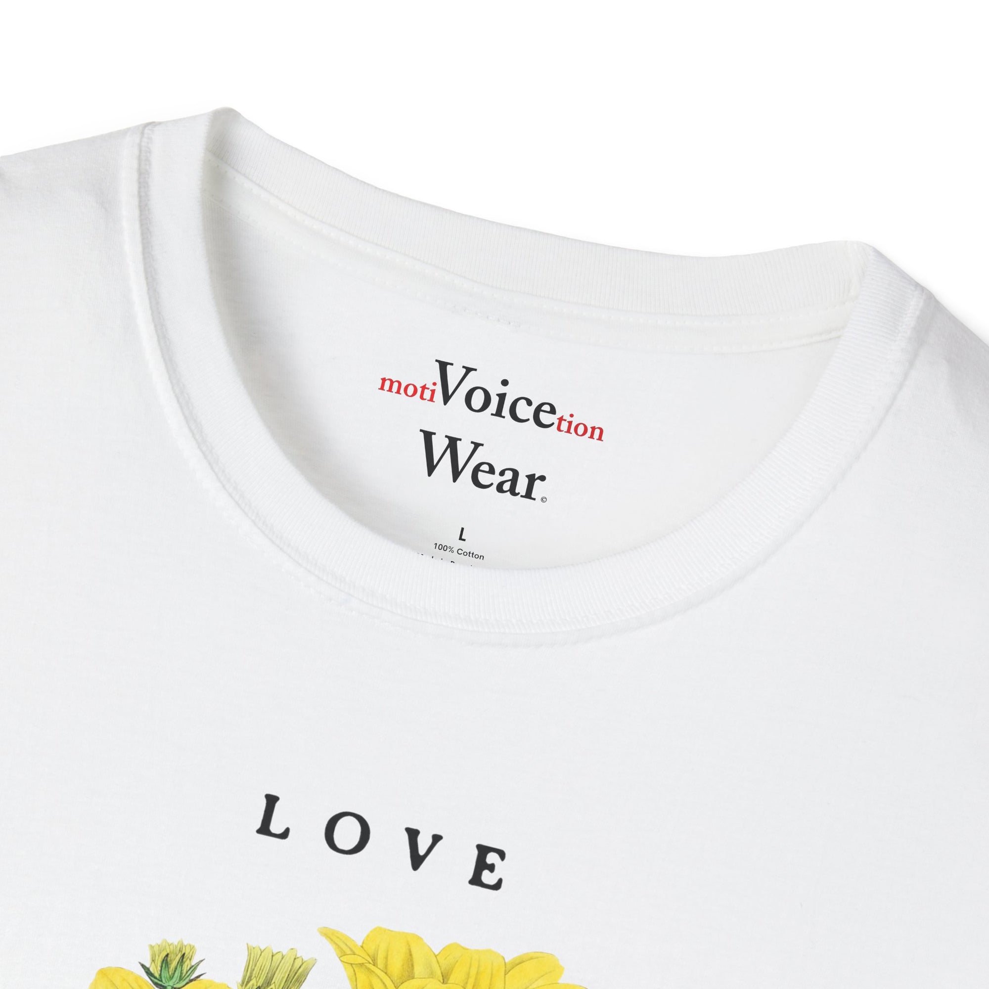 "Love Yourself First" - "moti-Voice-tion Wear" T-Shirt