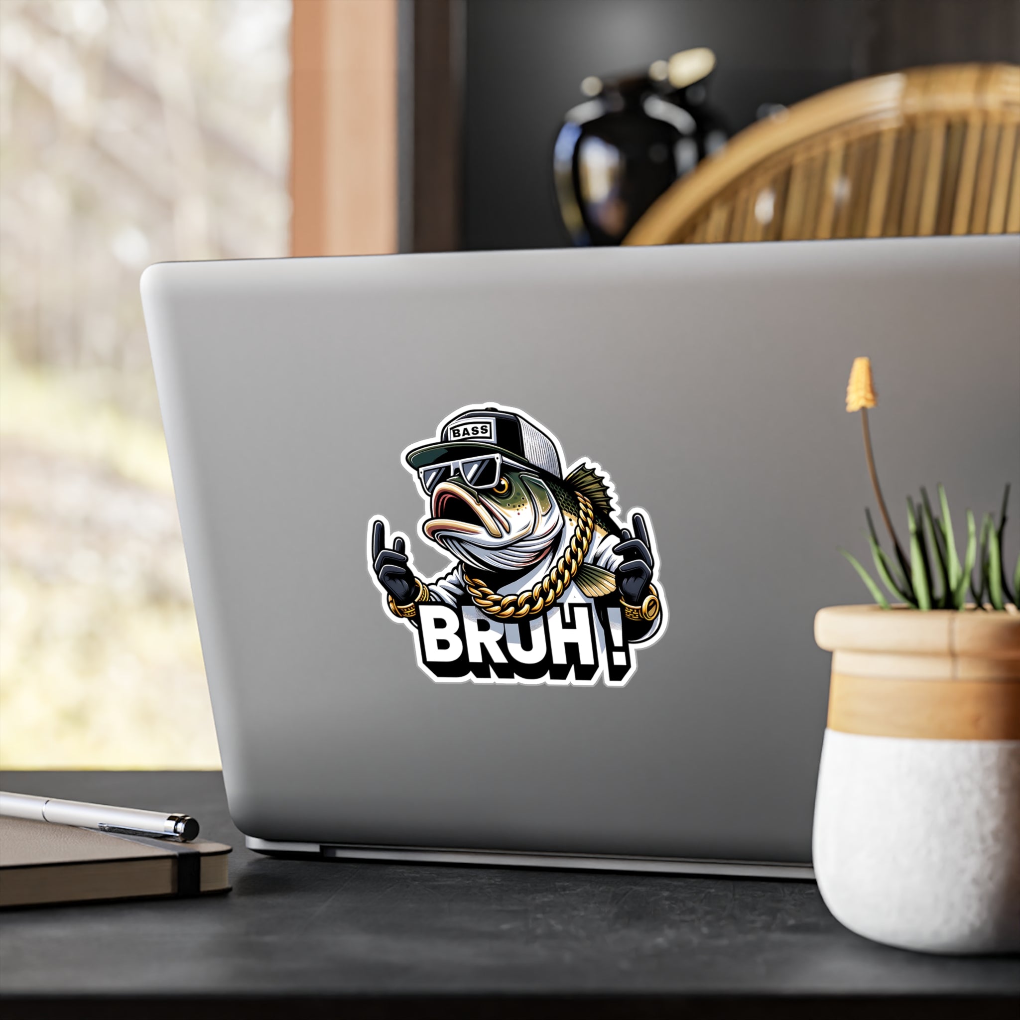 BRUH Fish Vinyl Decal
