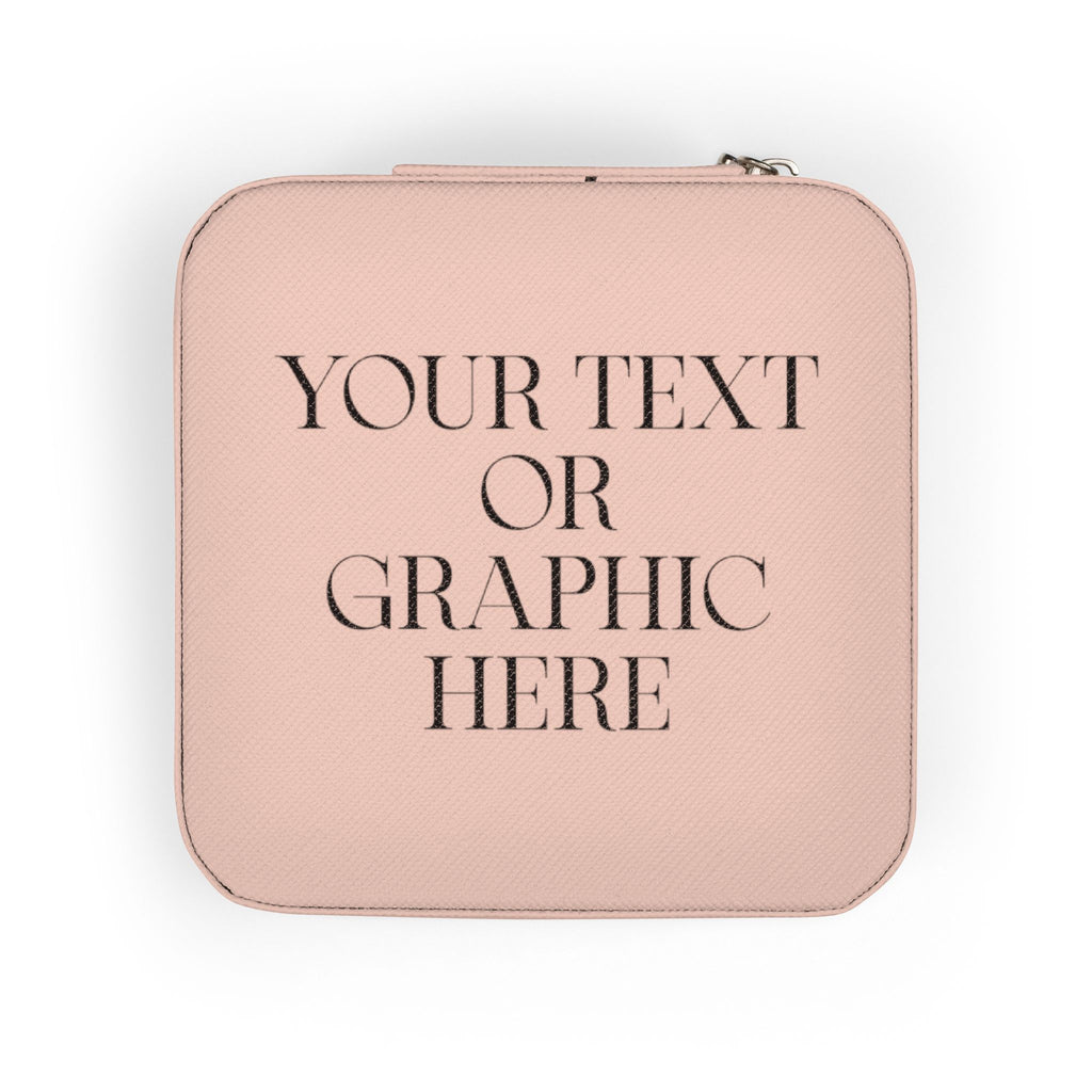 Custom Personalized Compact Jewelry Travel Case