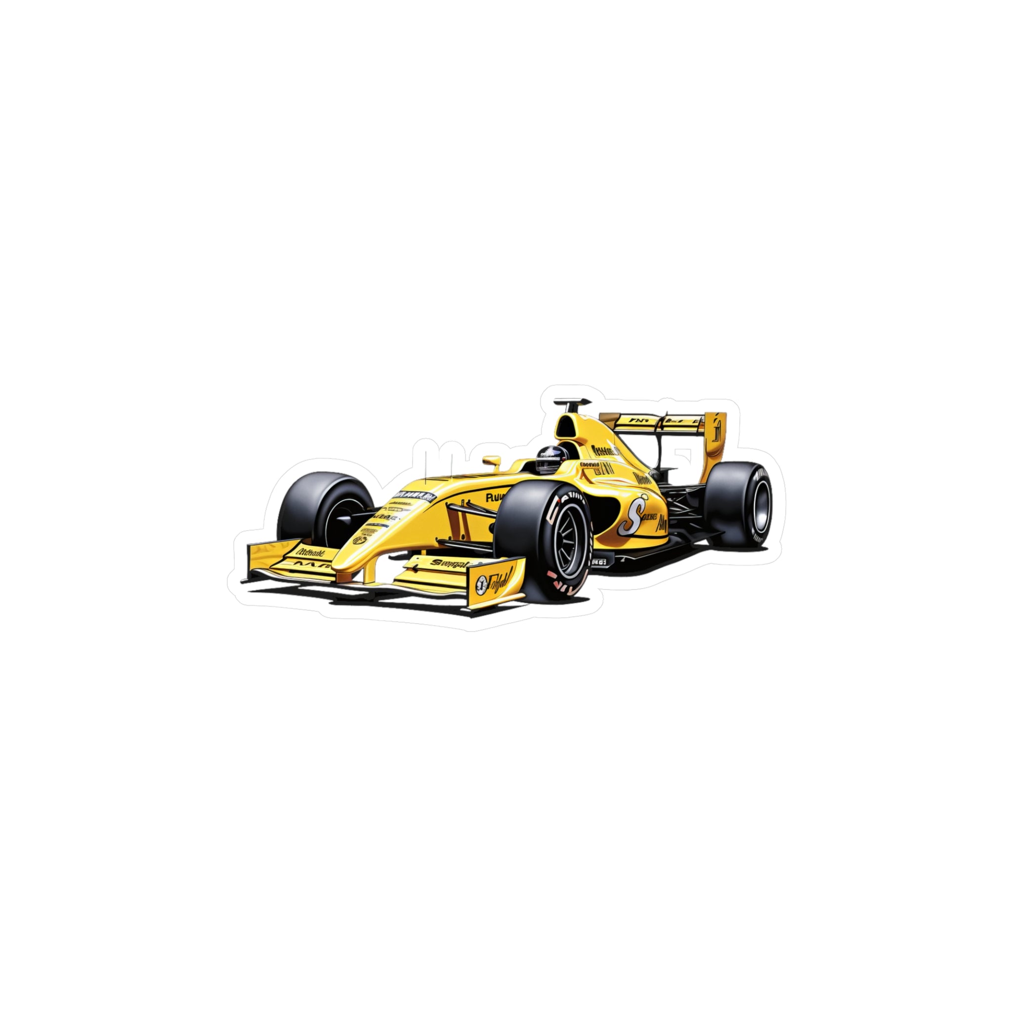 F1 Car #8 Vinyl Decal