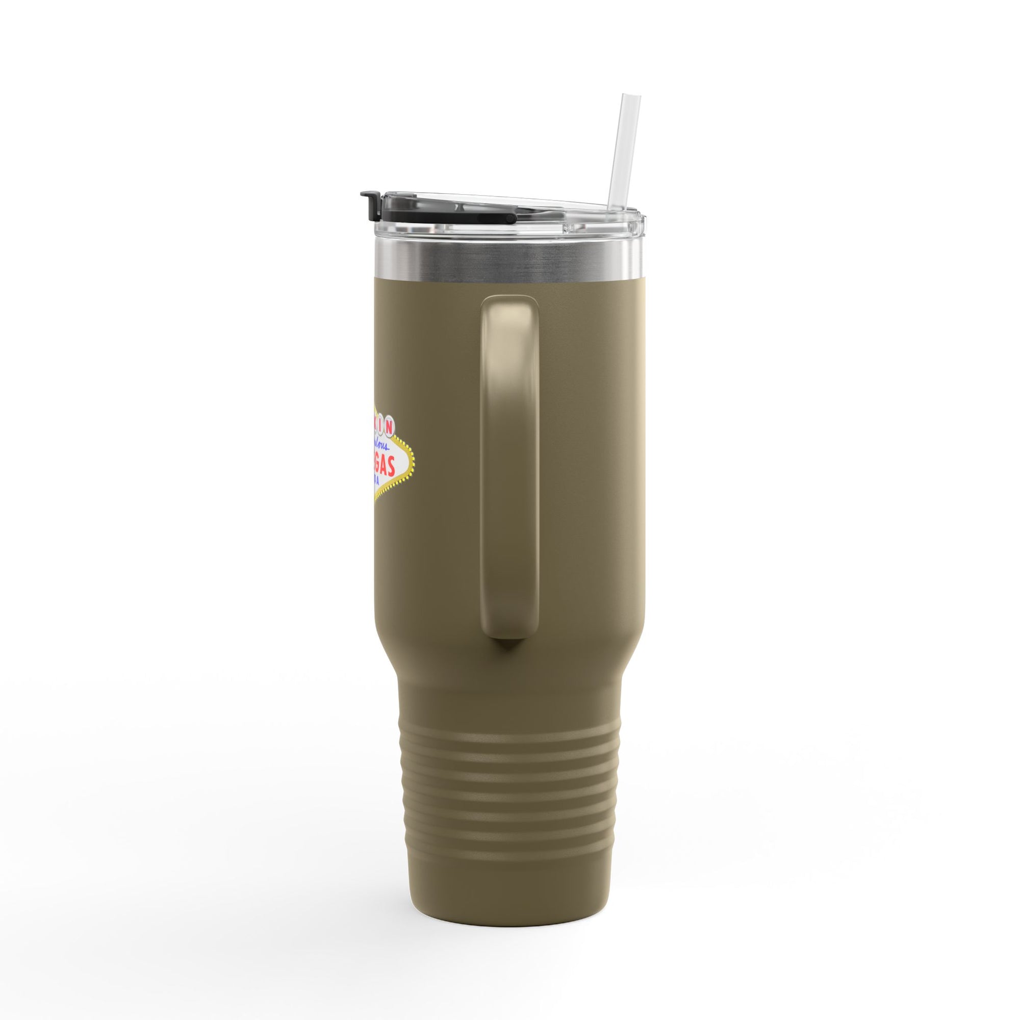"Truckin Through" Las Vegas Sign 40oz Insulated Travel Mug | Tumbler