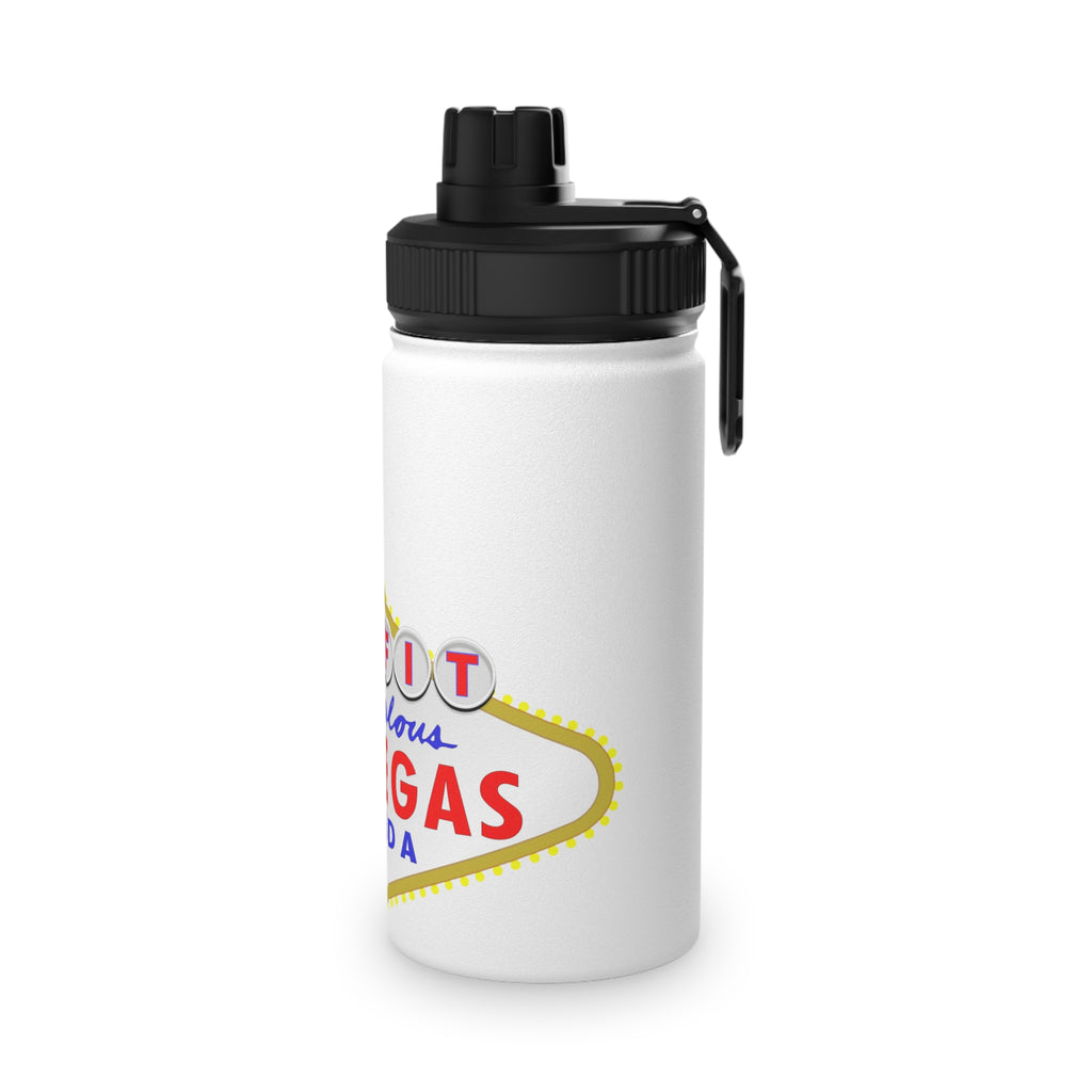 "Get Fit" Las Vegas Sign Stainless Steel Water Bottle