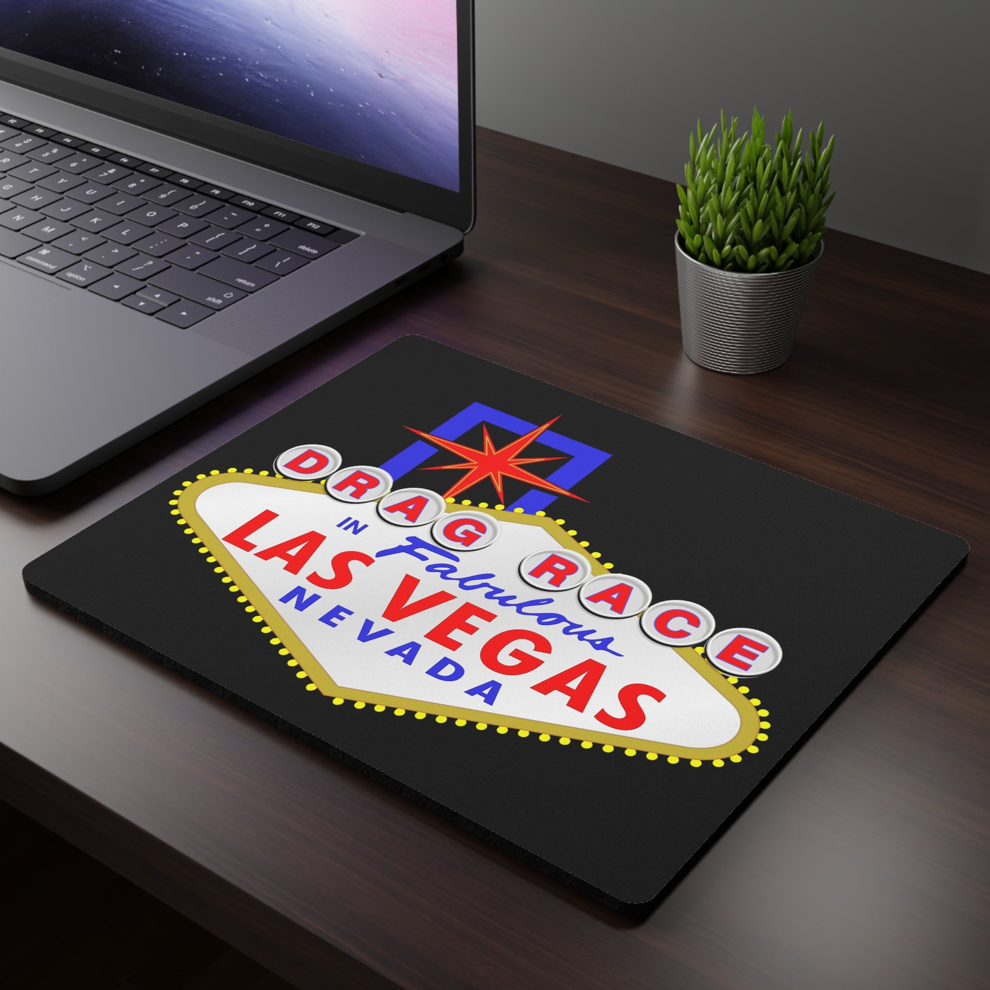 Drag Race - "Las Vegas Sign" Mouse Pad
