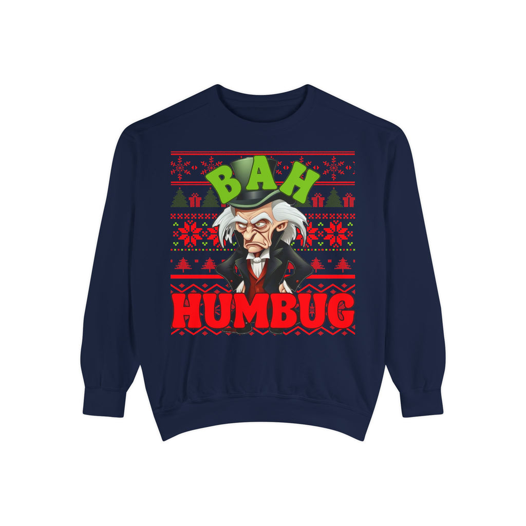 Bah Humbug Unisex Garment-Dyed Sweatshirt