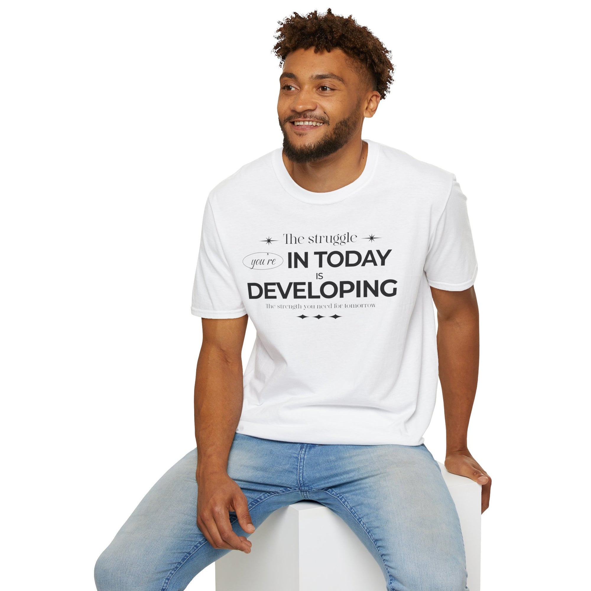 "The Struggle" - "moti-Voice-tion Wear" T-Shirt