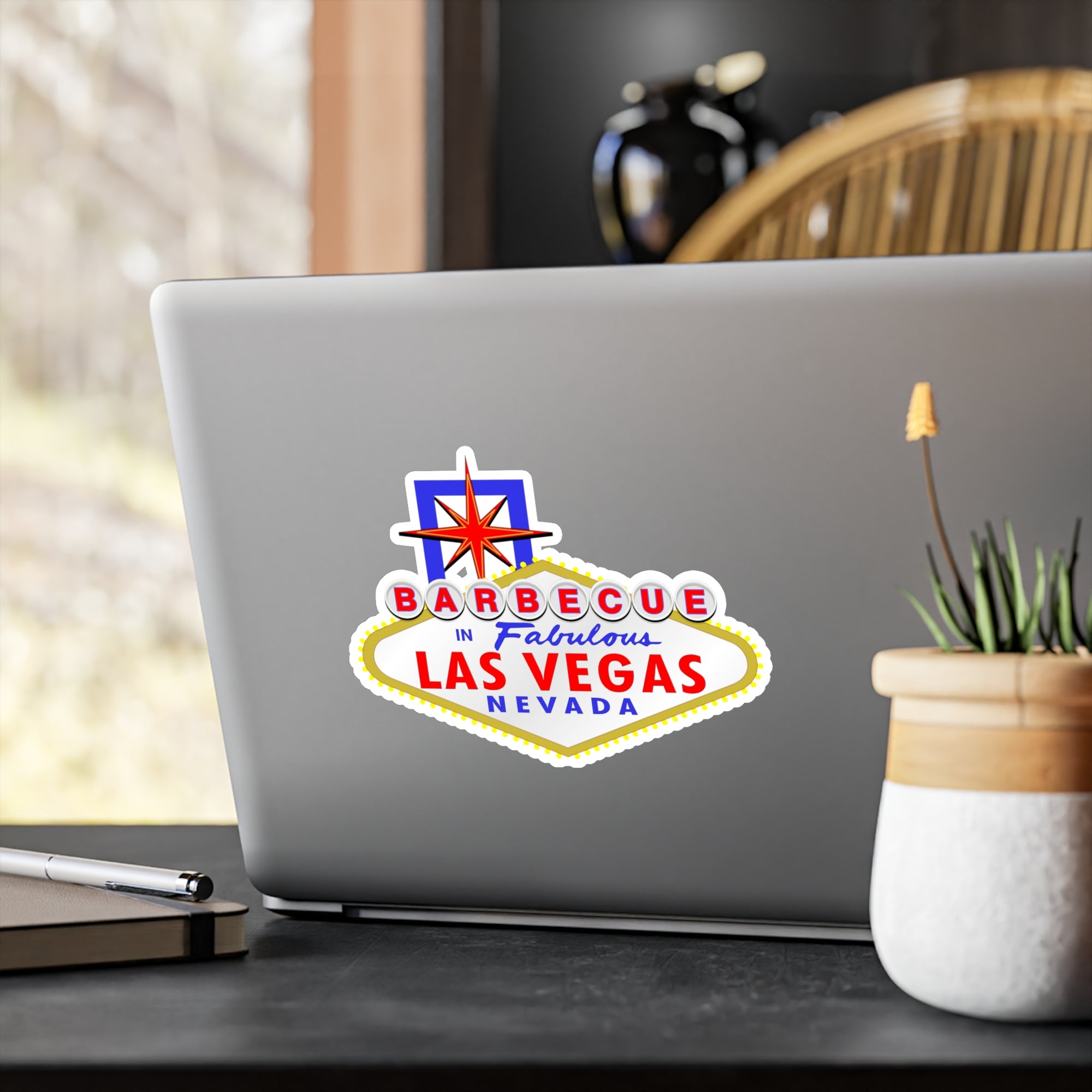Barbecue - "Las Vegas Sign" Vinyl Decal