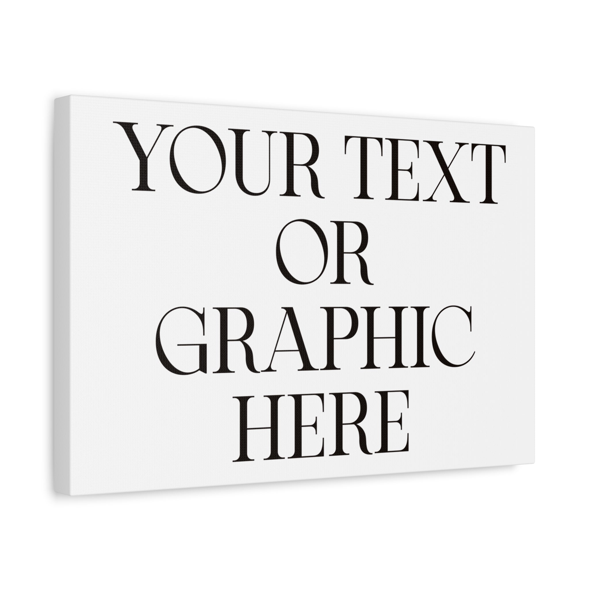 Custom Personalized Matte Canvas Print